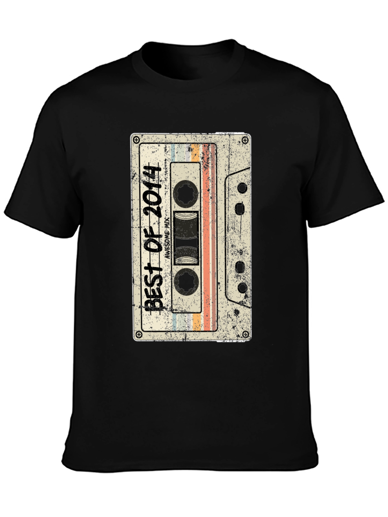 Retro Best of 2014 Cassette Tape Graphic Tee