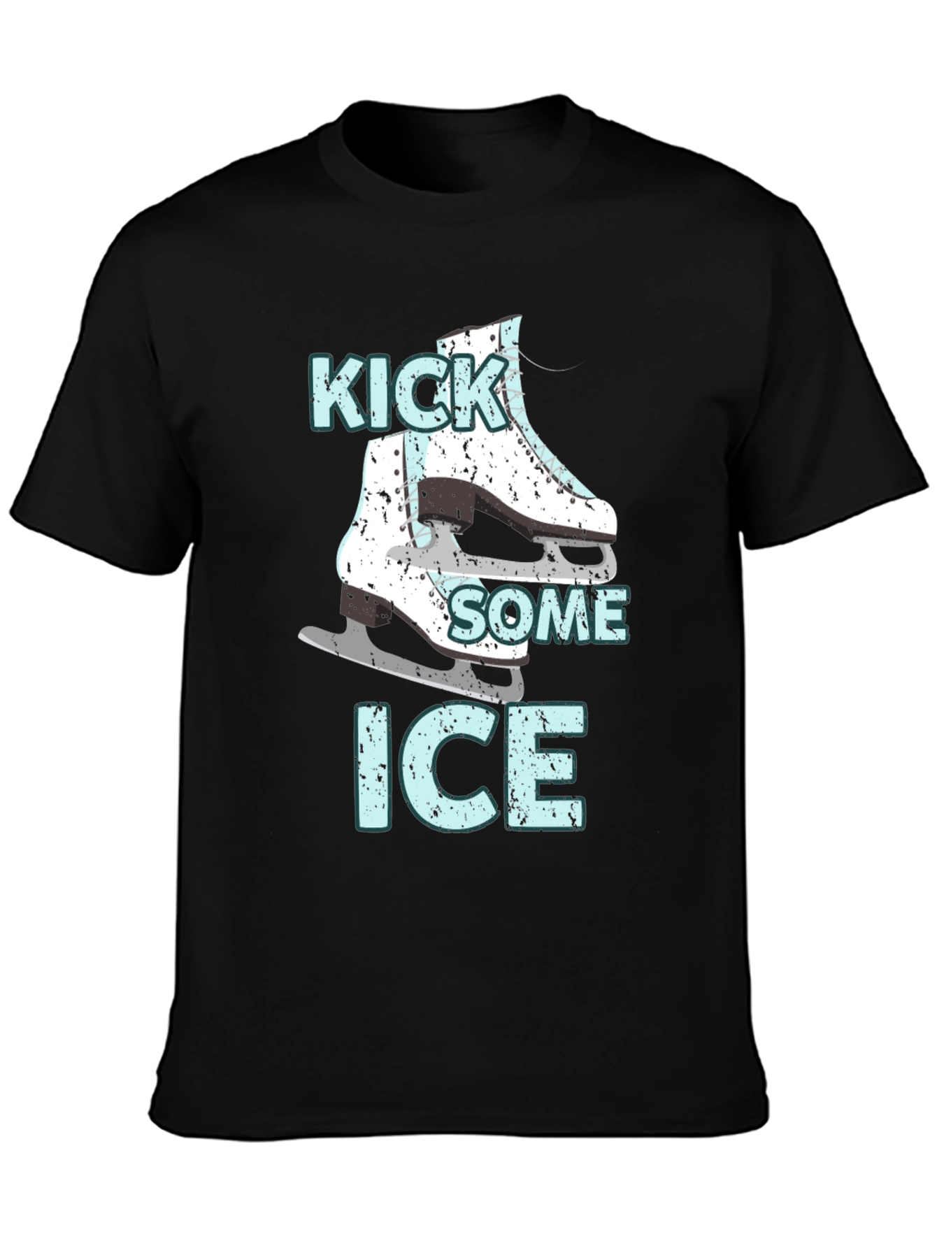 Kick Some Ice T-Shirt Figure Skating Tee
