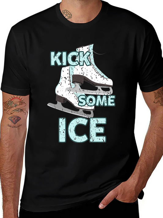 Kick Some Ice T-Shirt Figure Skating Tee