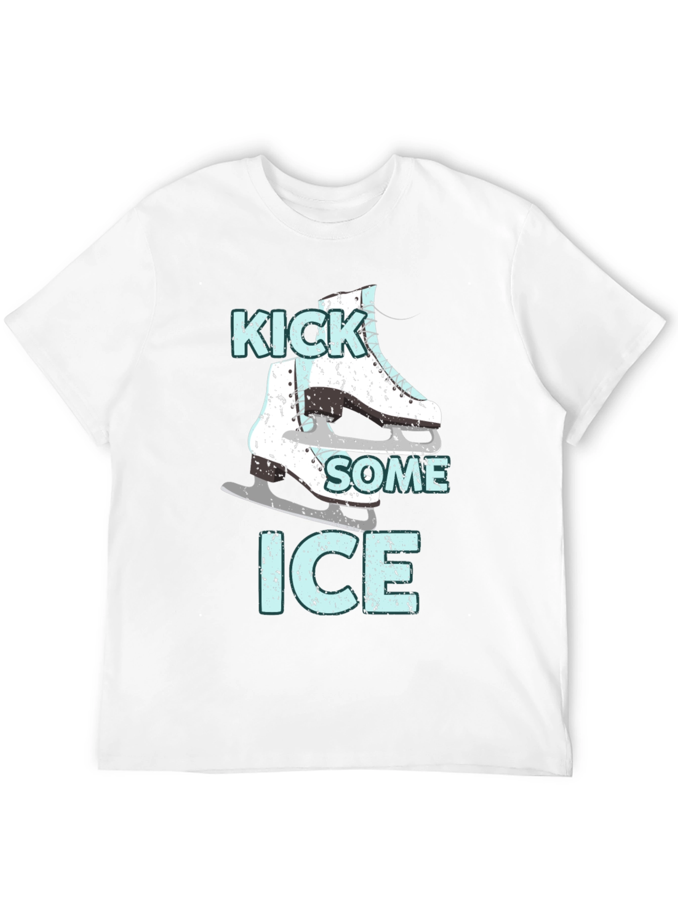 Kick Some Ice T-Shirt Figure Skating Tee