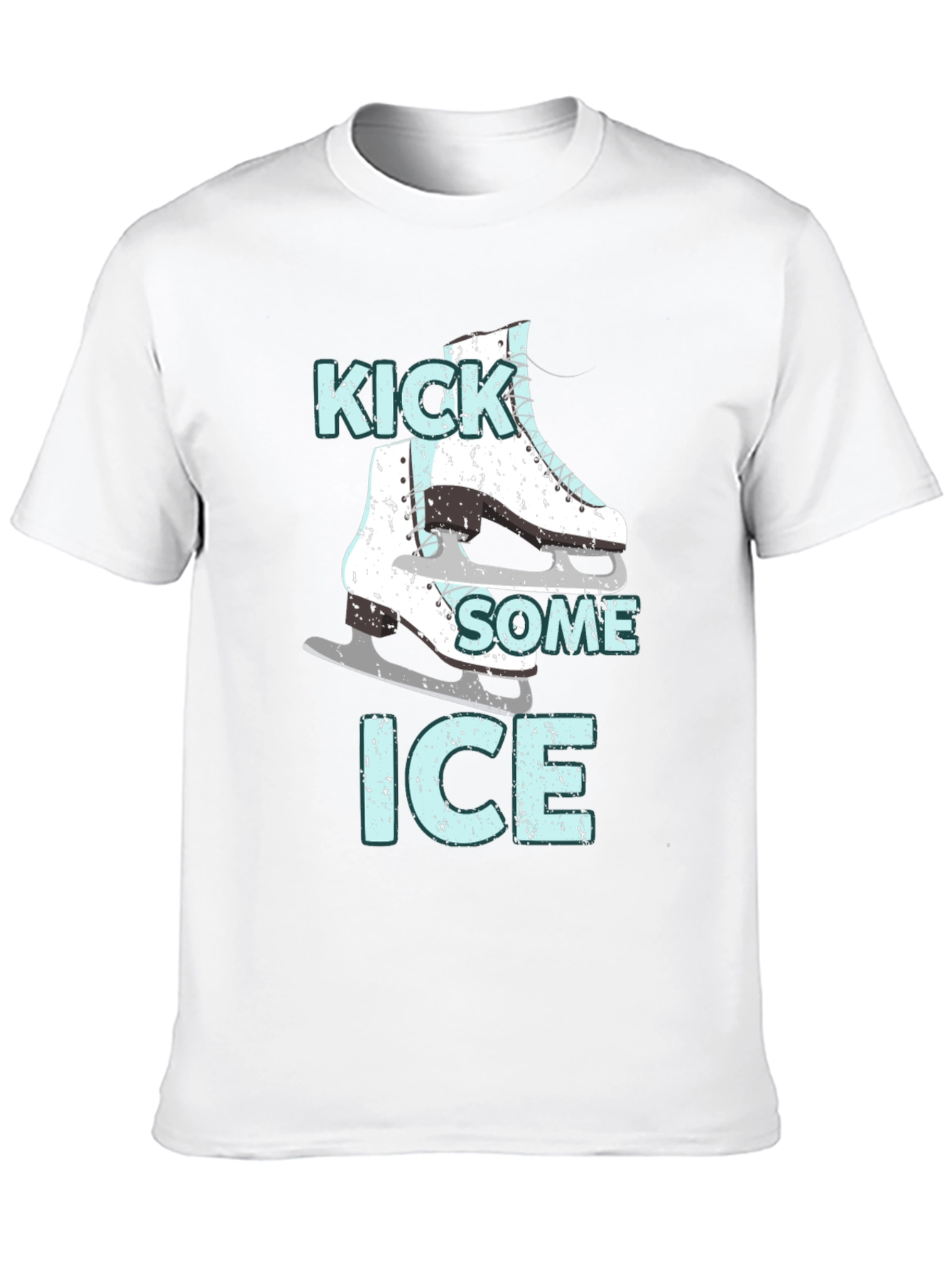 Kick Some Ice T-Shirt Figure Skating Tee