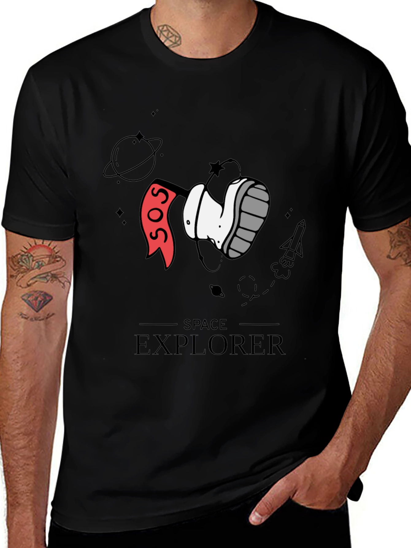 Space Explorer Graphic T-Shirt