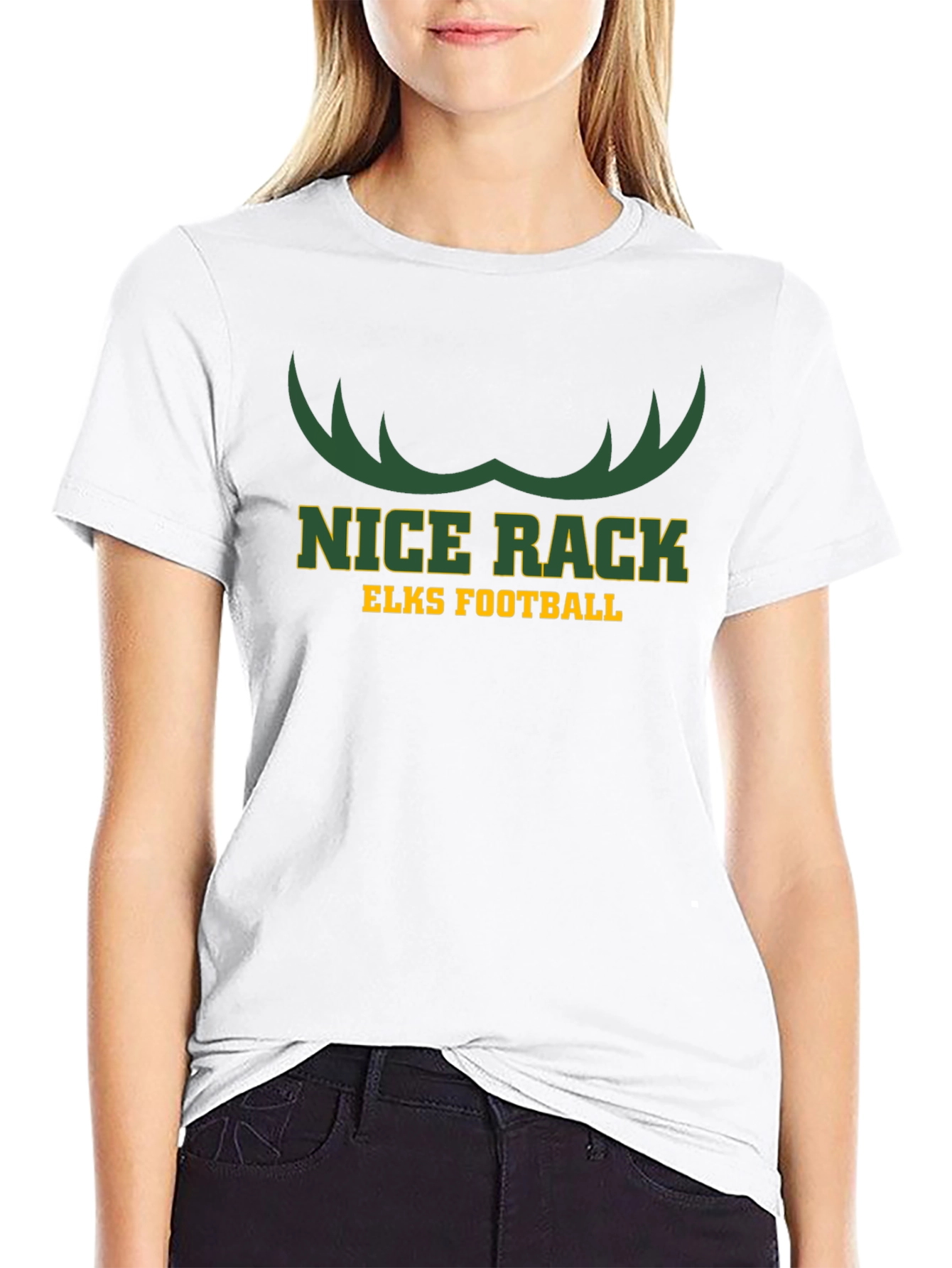 Nice Rack Elks Football T-Shirt