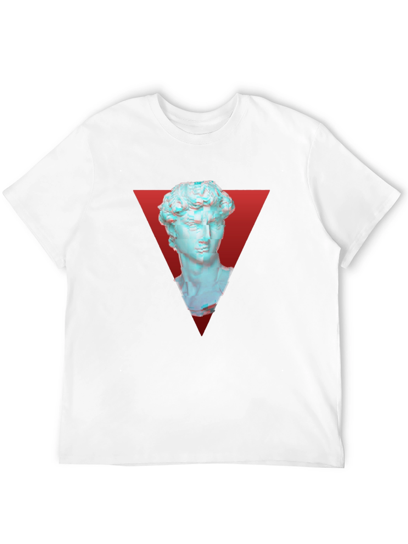 David Statue Graphic Tee - Modern Artistic Style