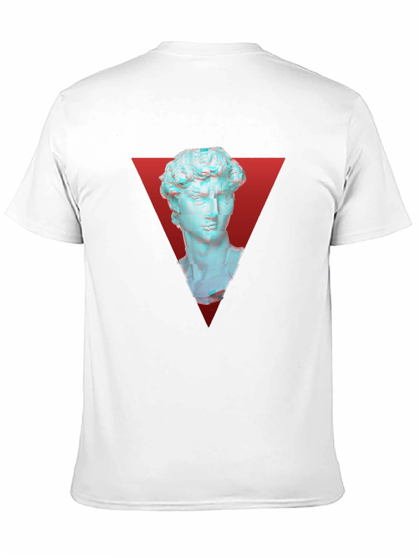 David Statue Graphic Tee - Modern Artistic Style