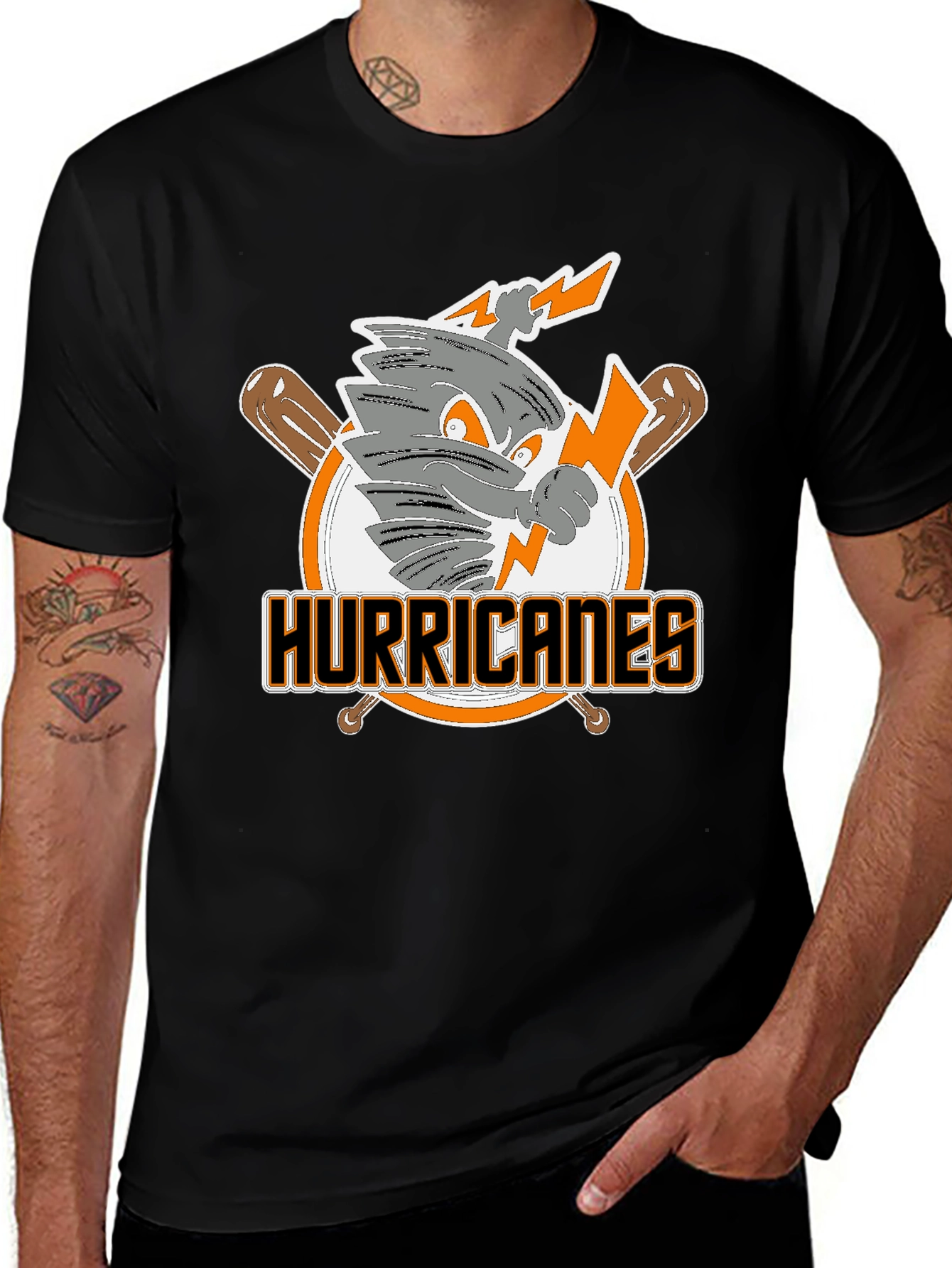 Hurricanes Baseball Graphic T-Shirt