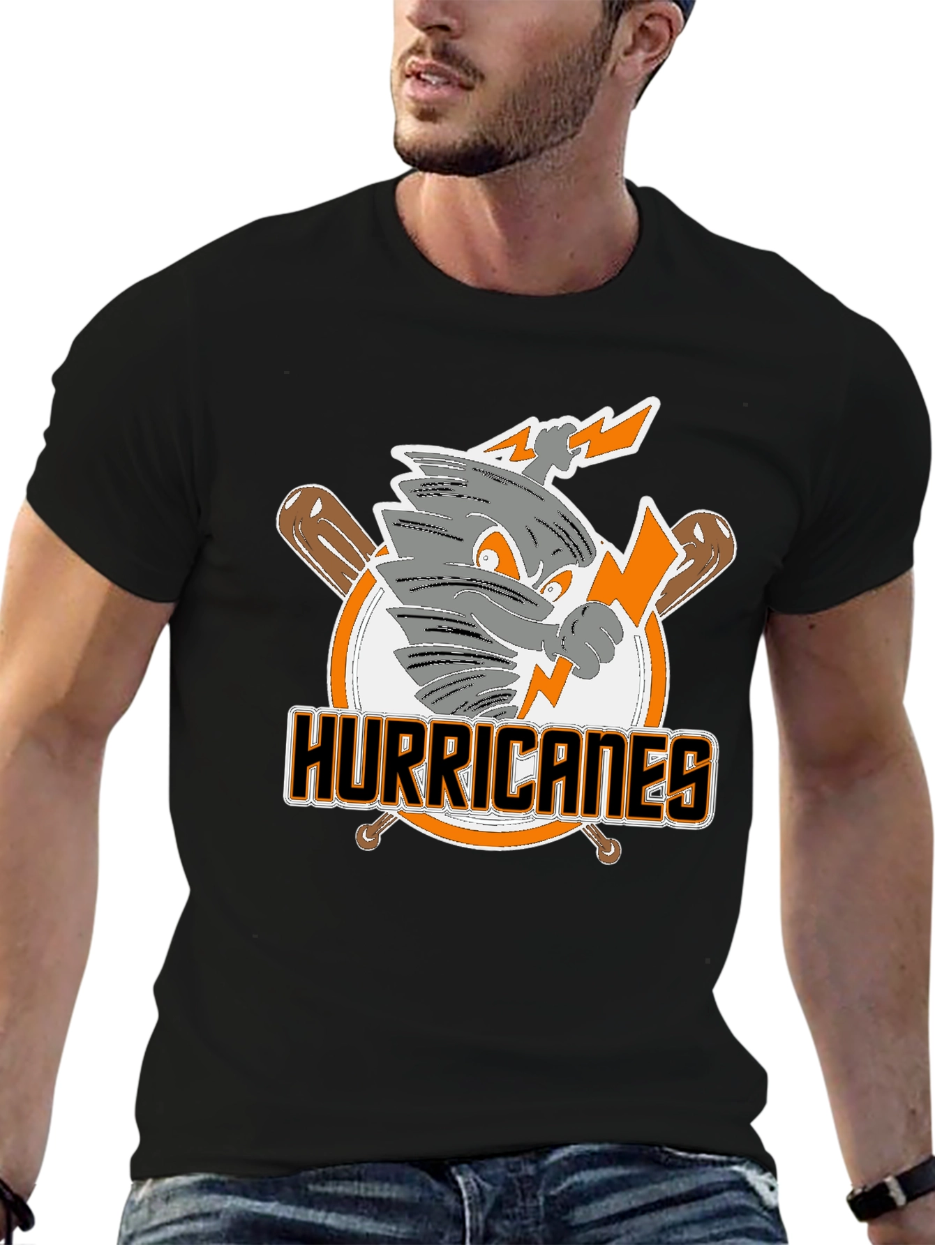 Hurricanes Baseball Graphic T-Shirt