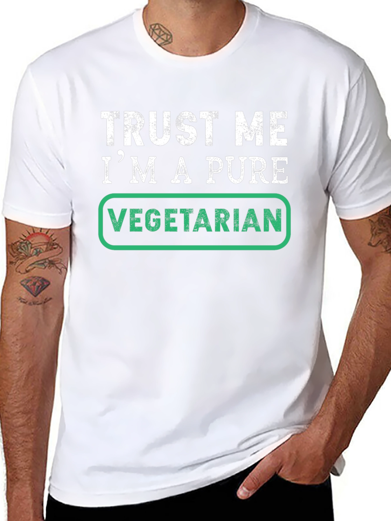 Trust Me Im A Pure Vegetarian T-Shirt