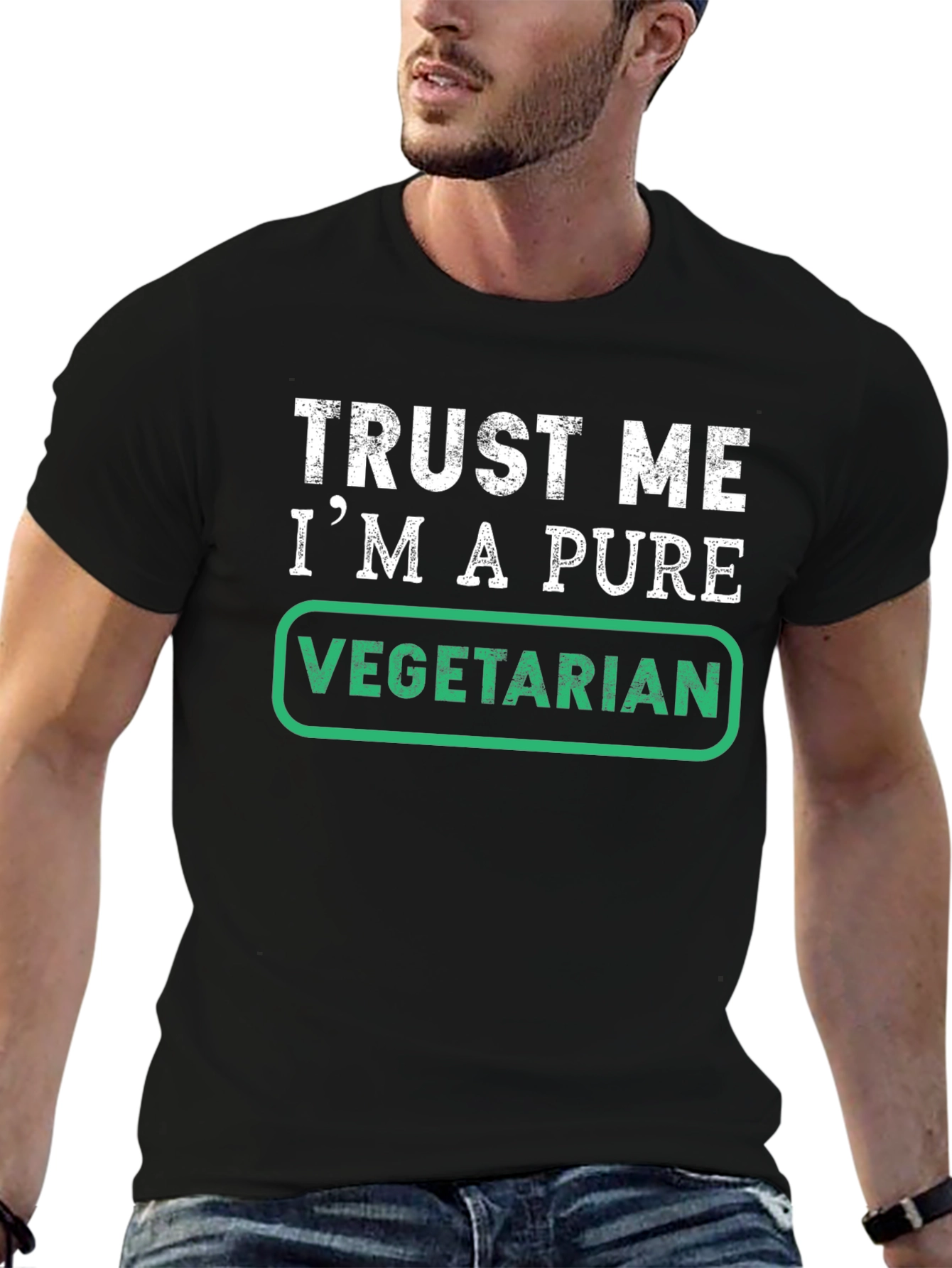 Trust Me Im A Pure Vegetarian T-Shirt