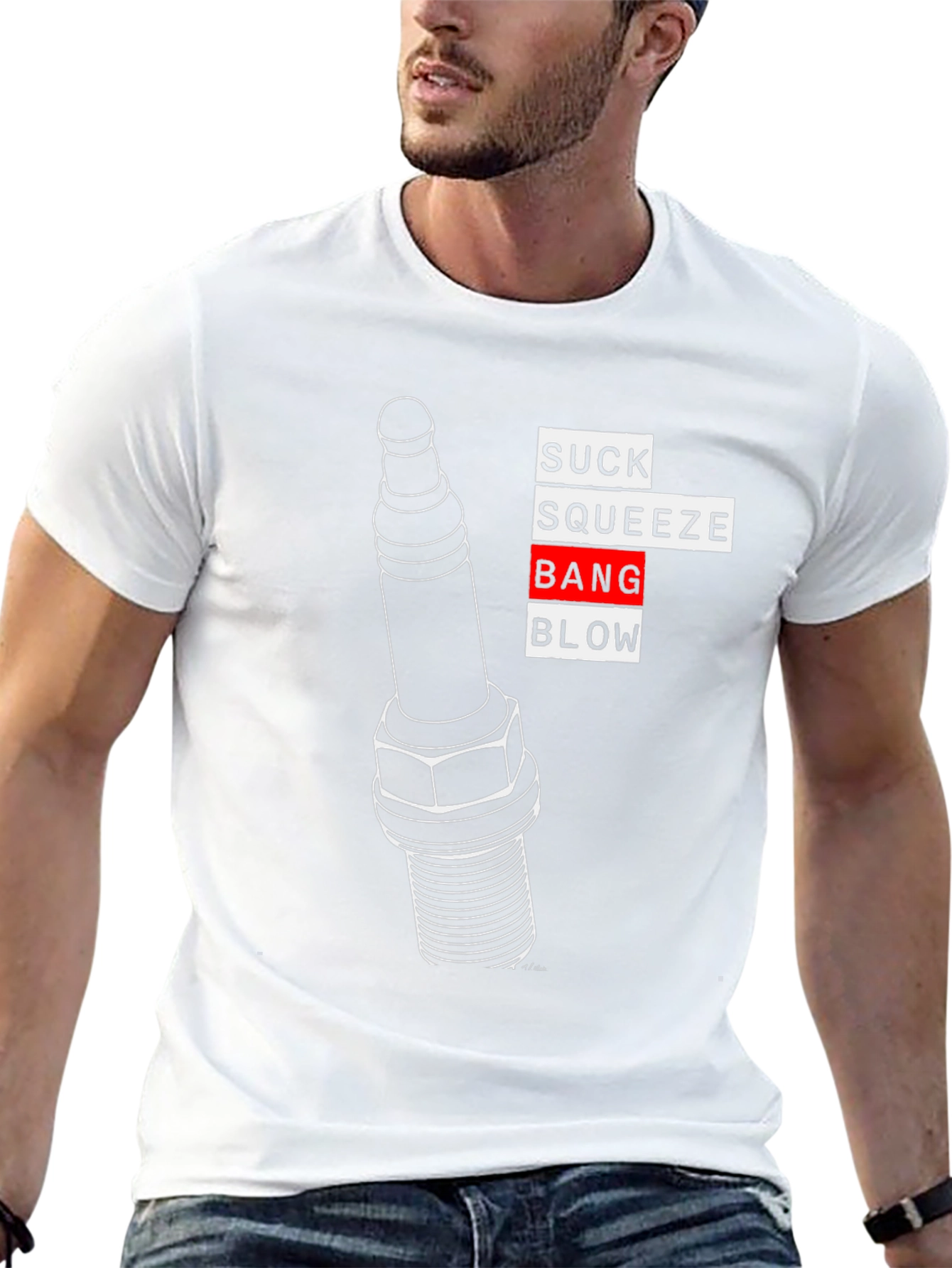 Suck Squeeze Bang Blow Engine T-Shirt