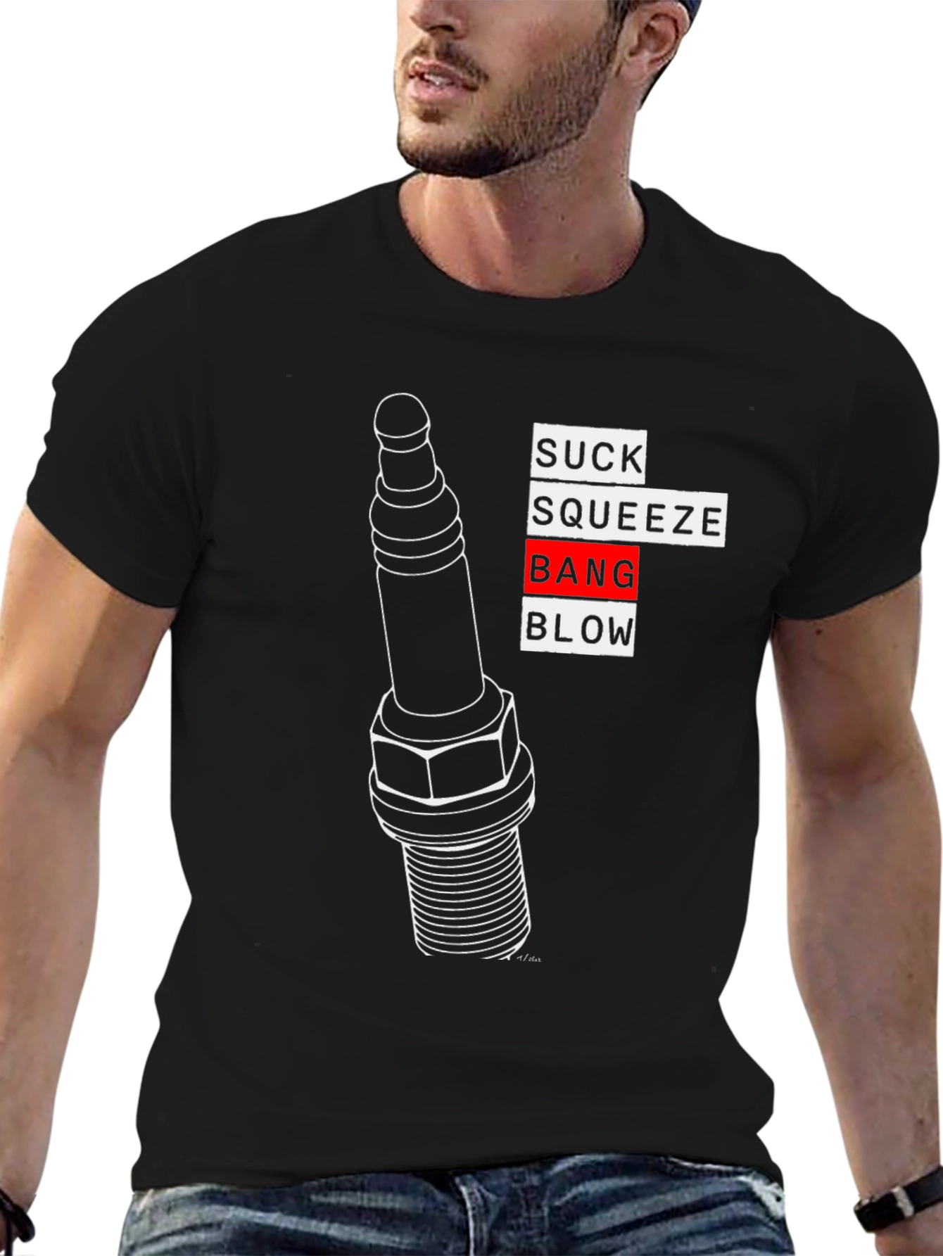 Suck Squeeze Bang Blow Engine T-Shirt