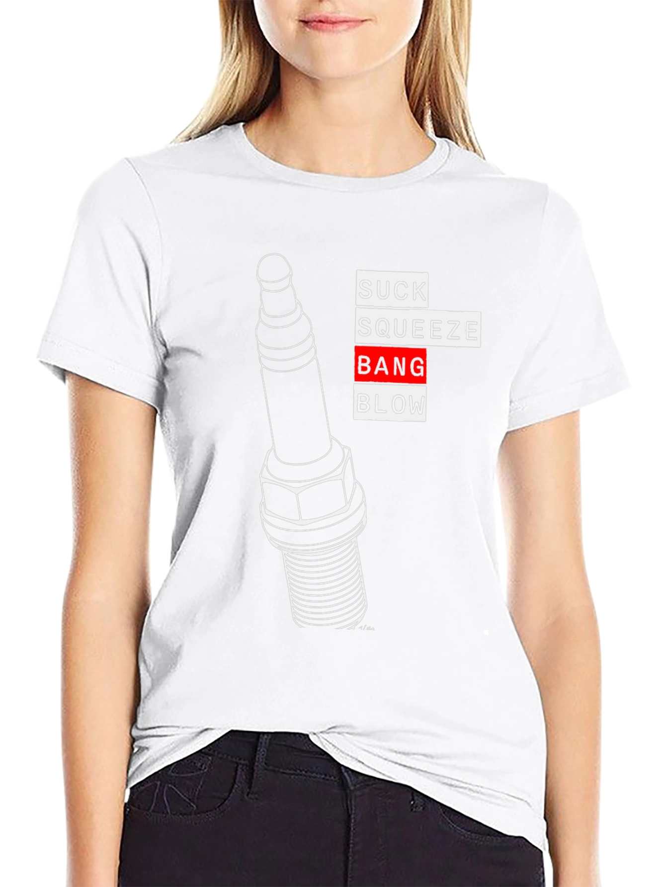 Suck Squeeze Bang Blow Engine T-Shirt