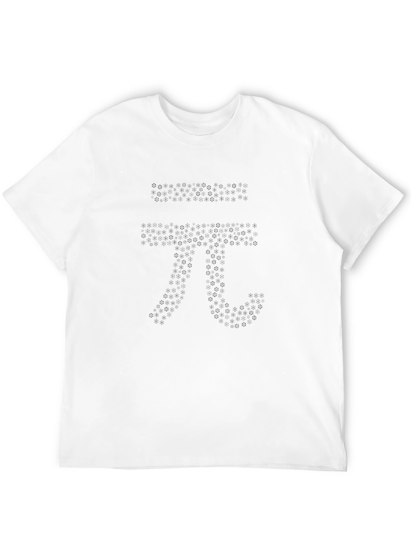 Black T-Shirt with Novelty Pattern