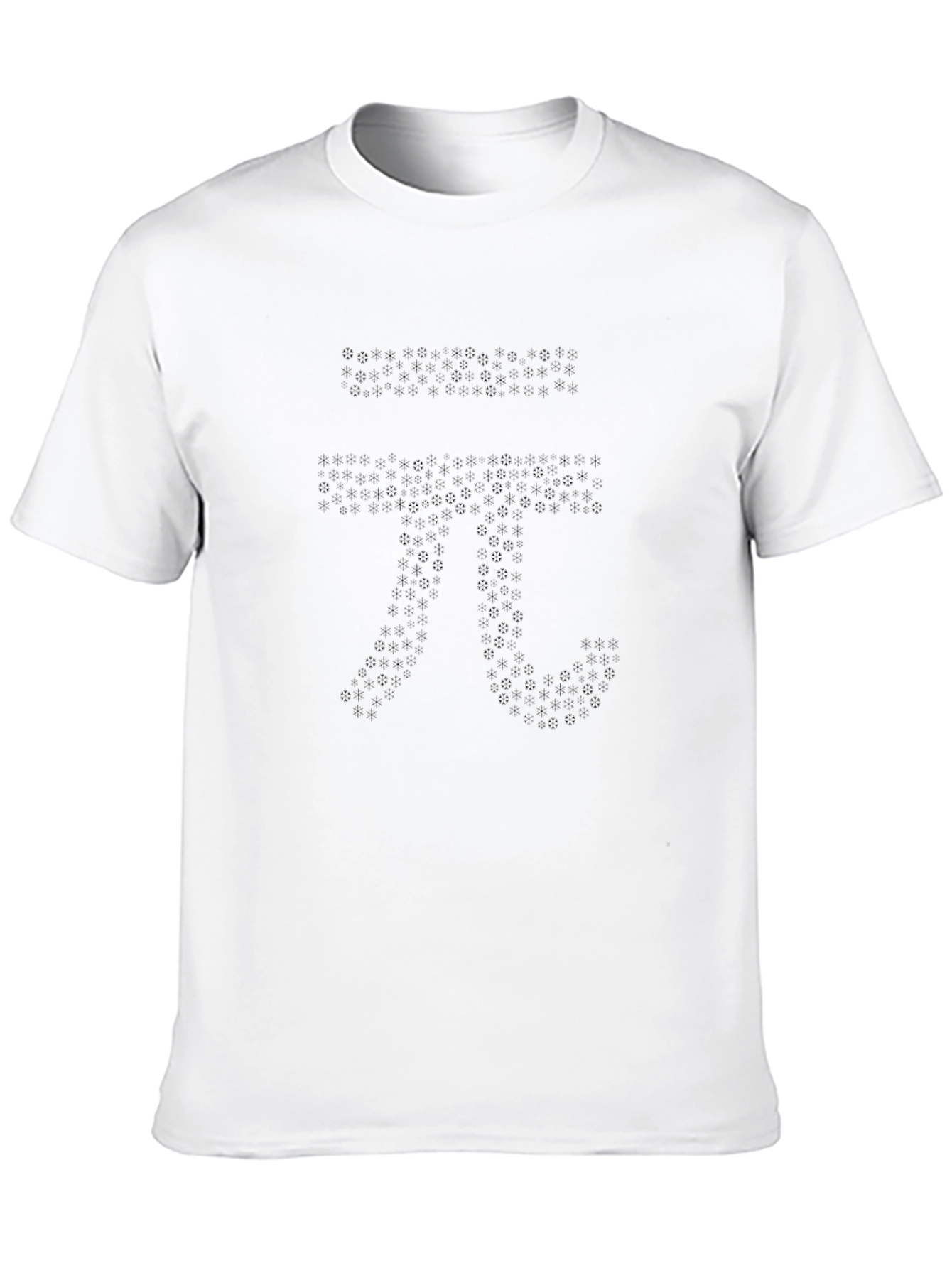 Black T-Shirt with Novelty Pattern