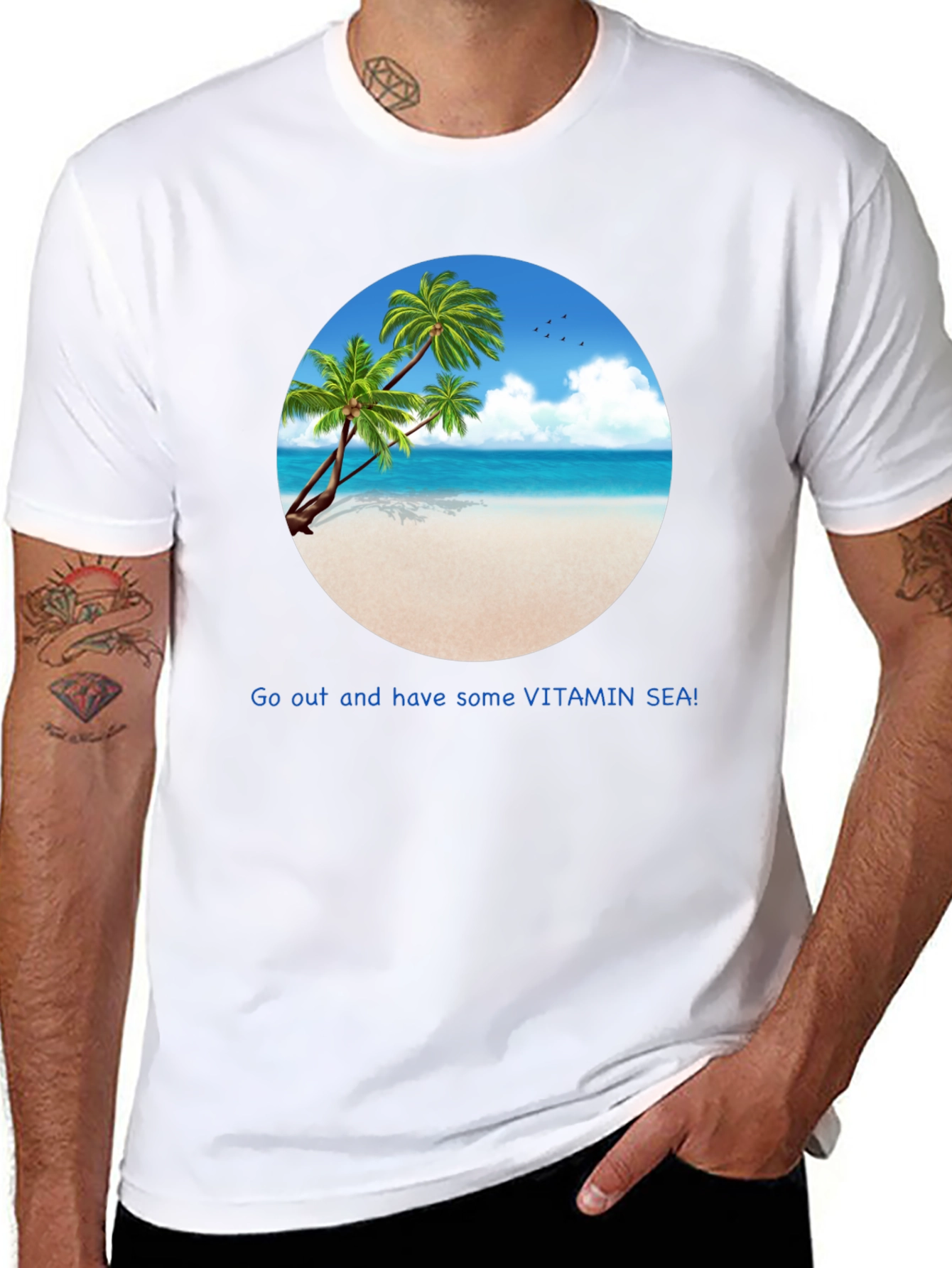 Vitamin Sea Beach T-Shirt - Vacation Ready!
