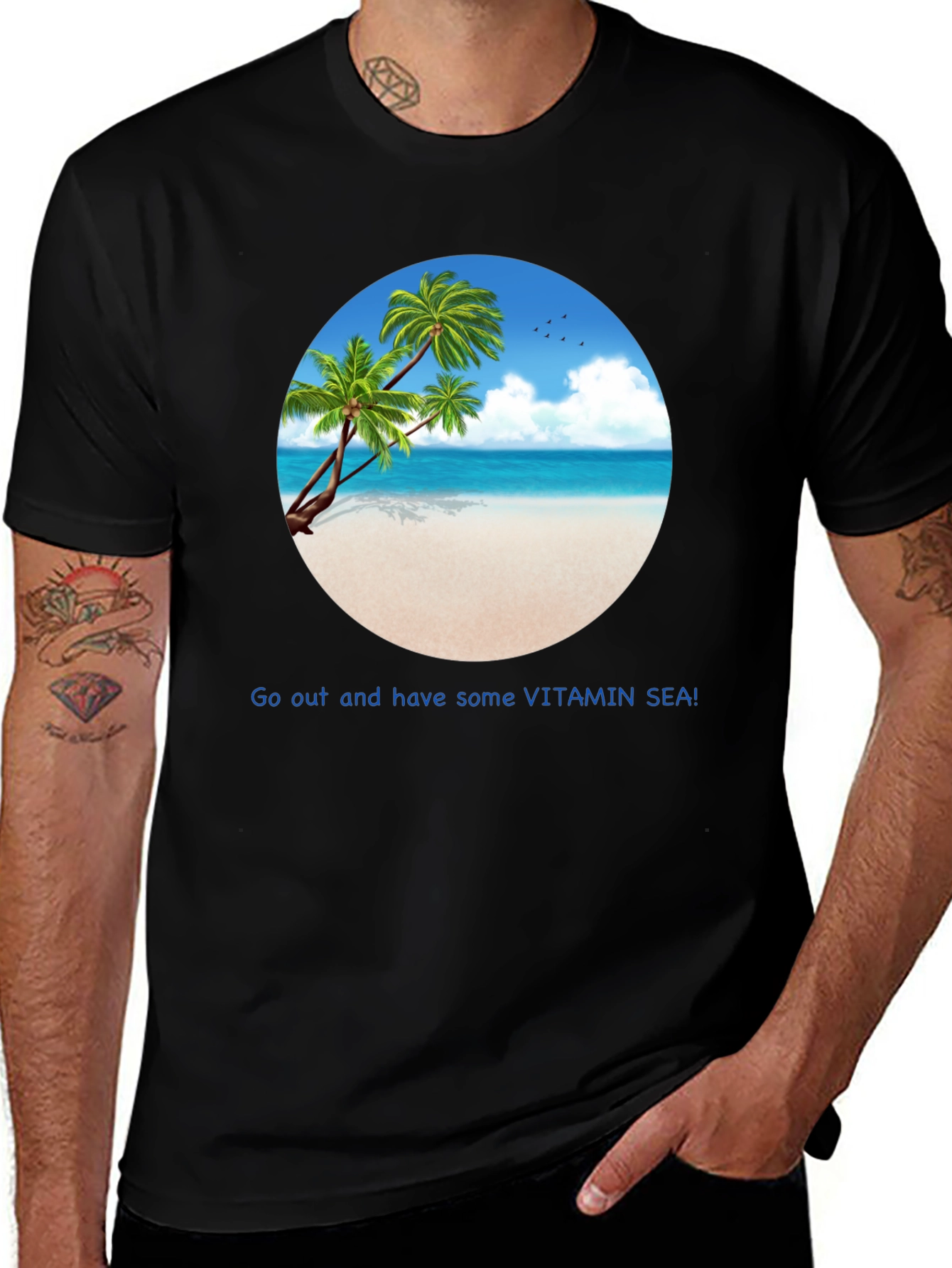 Vitamin Sea Beach T-Shirt - Vacation Ready!