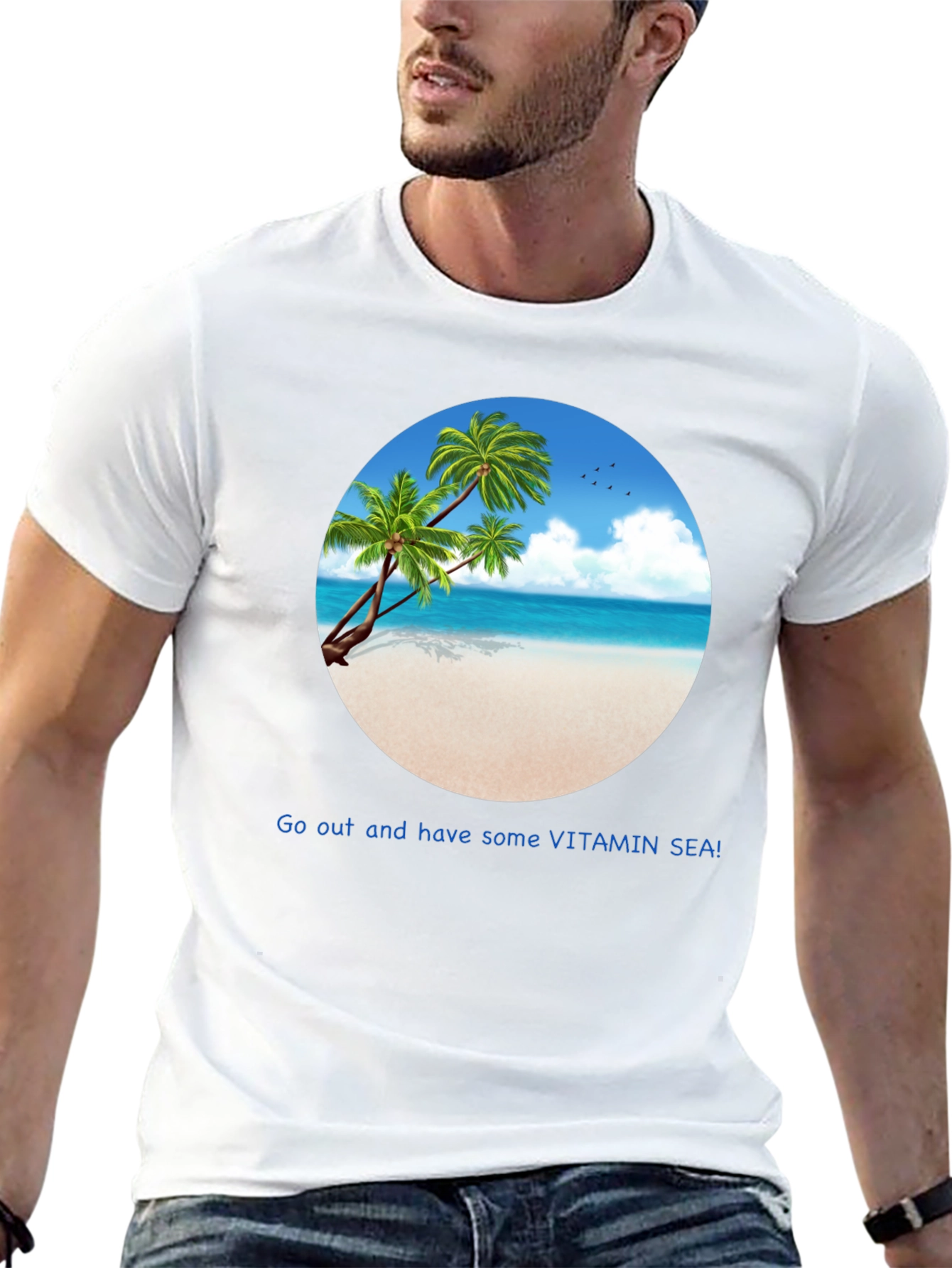 Vitamin Sea Beach T-Shirt - Vacation Ready!