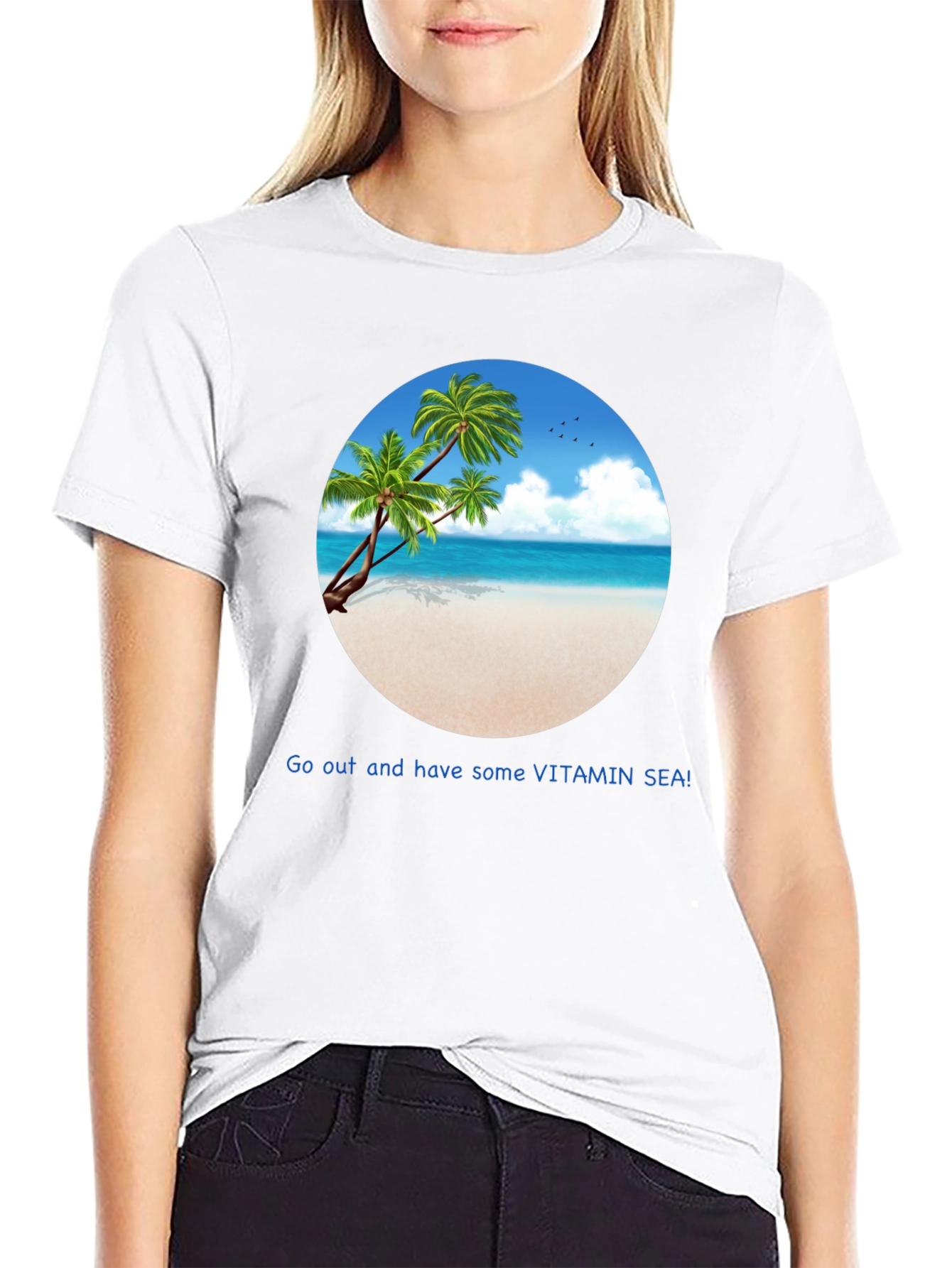 Vitamin Sea Beach T-Shirt - Vacation Ready!