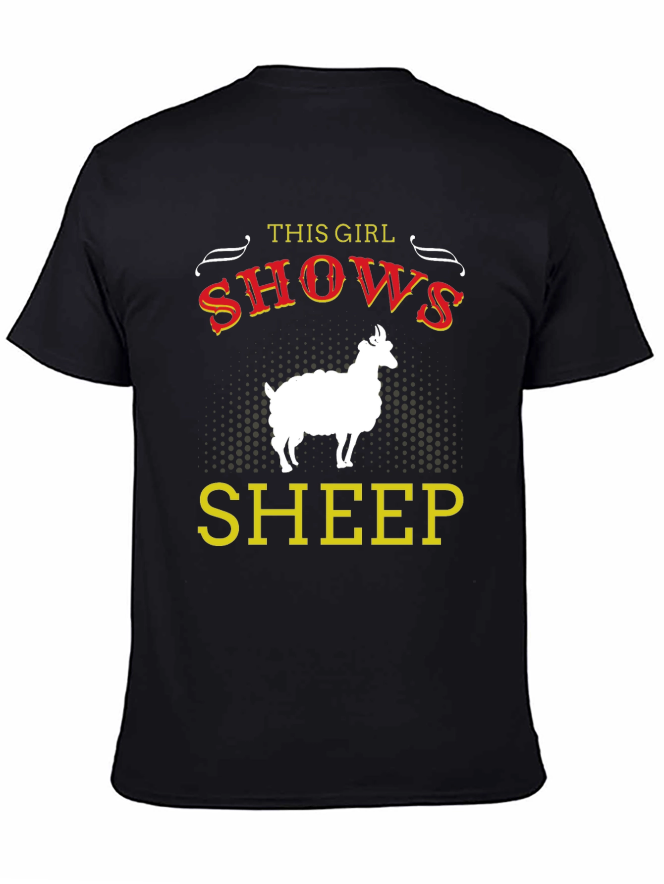 This Girl Shows Sheep Graphic T-Shirt