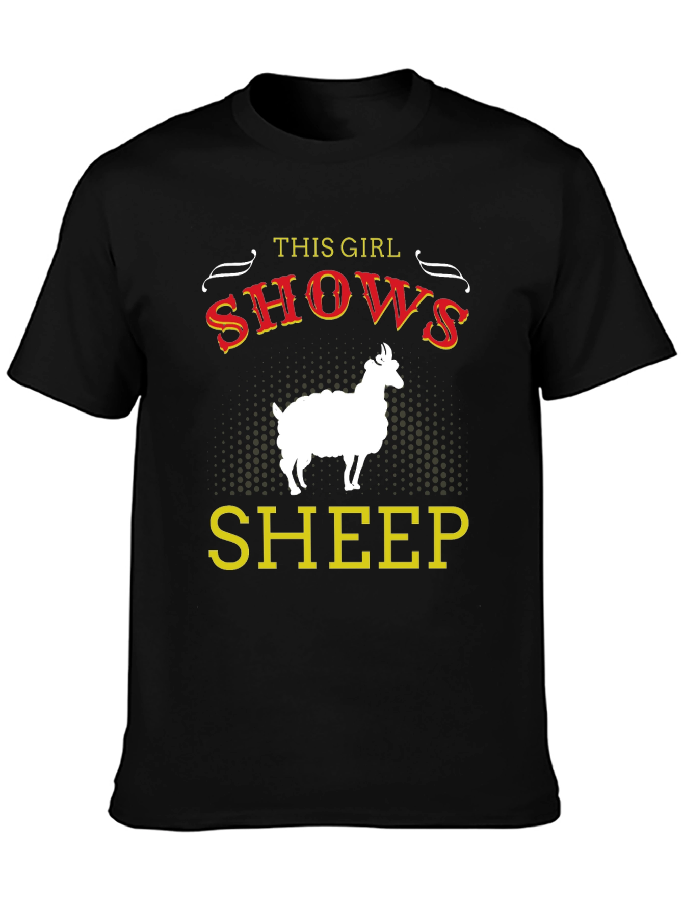 This Girl Shows Sheep Graphic T-Shirt