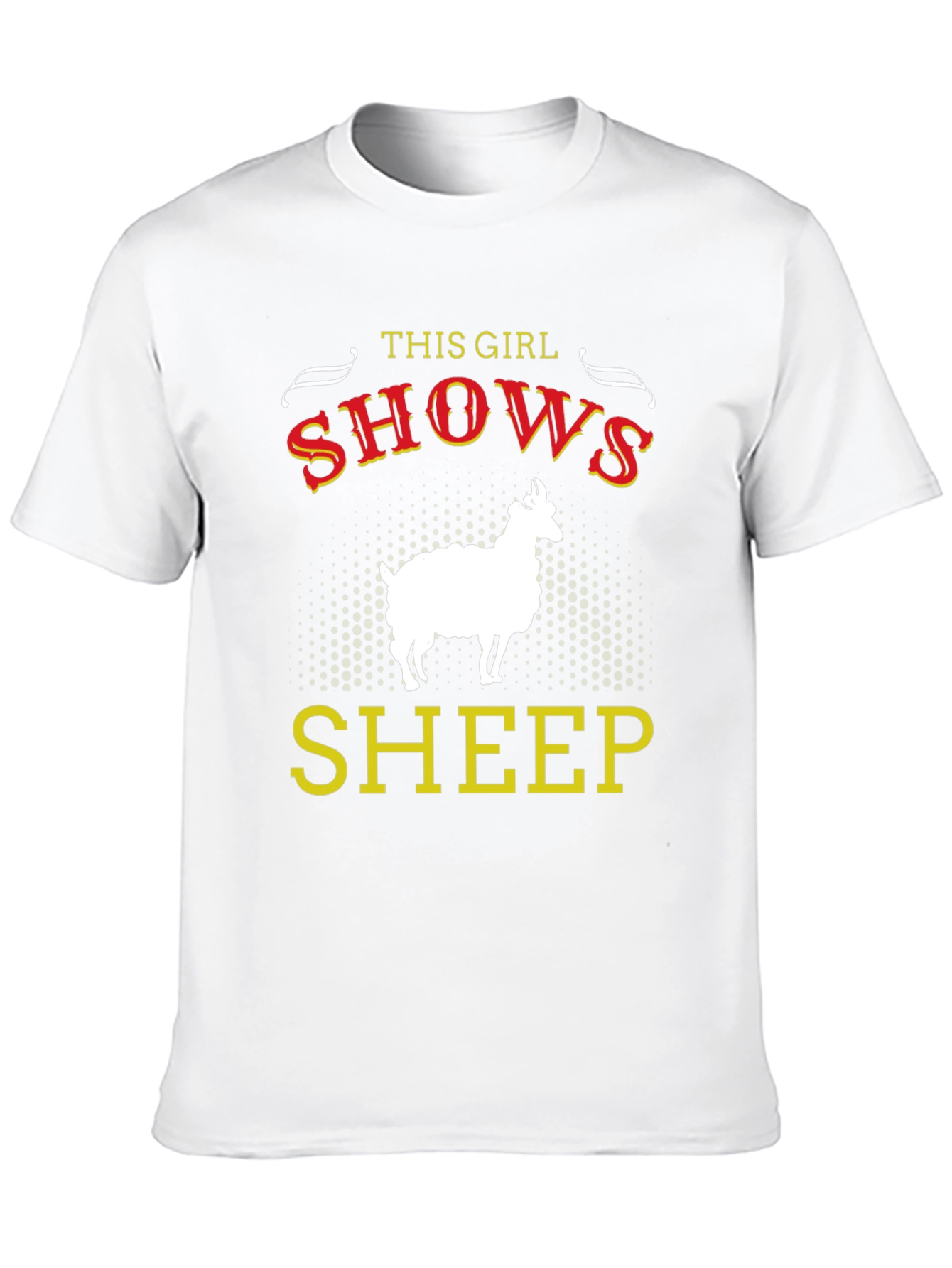 This Girl Shows Sheep Graphic T-Shirt