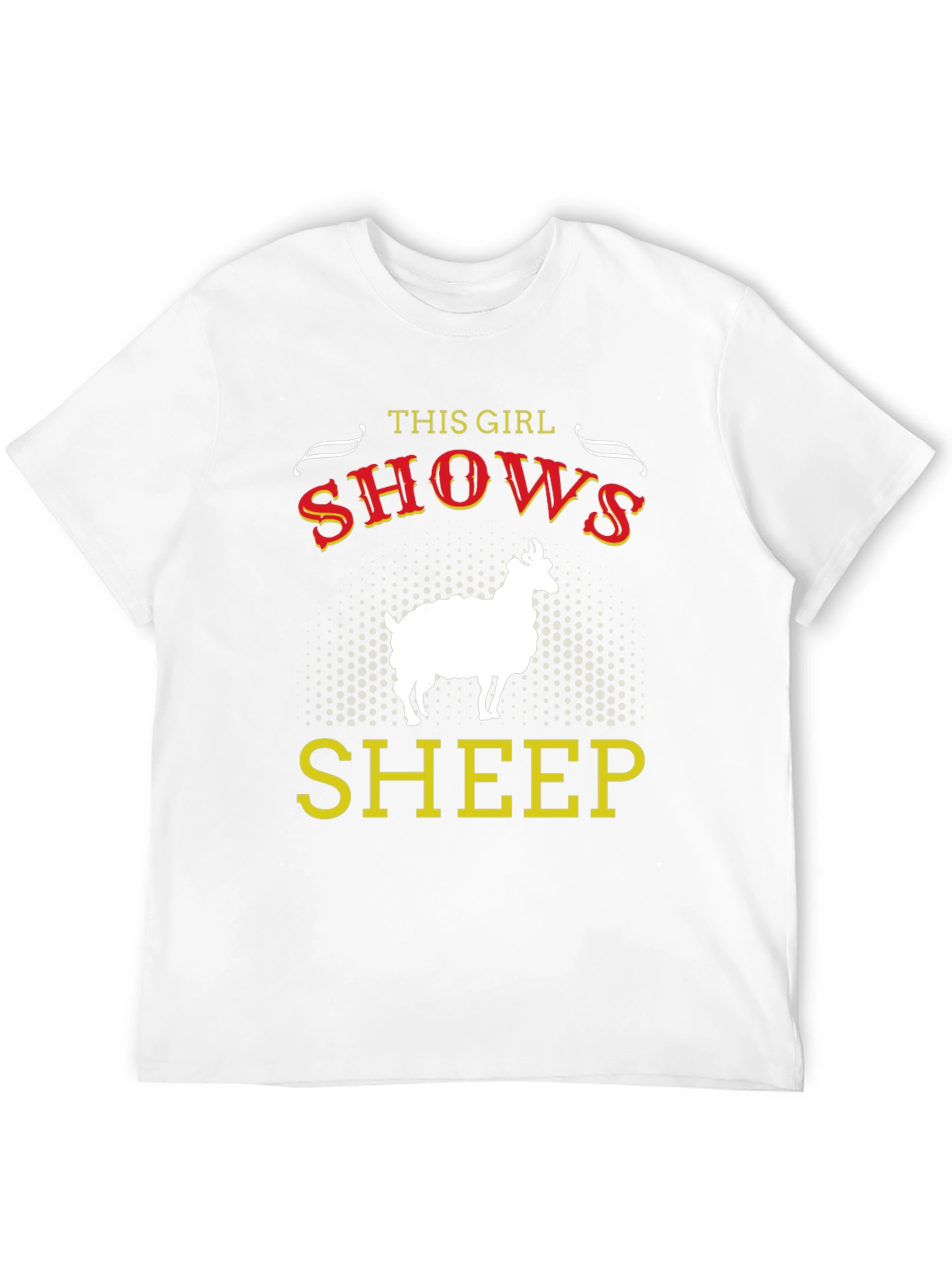 This Girl Shows Sheep Graphic T-Shirt
