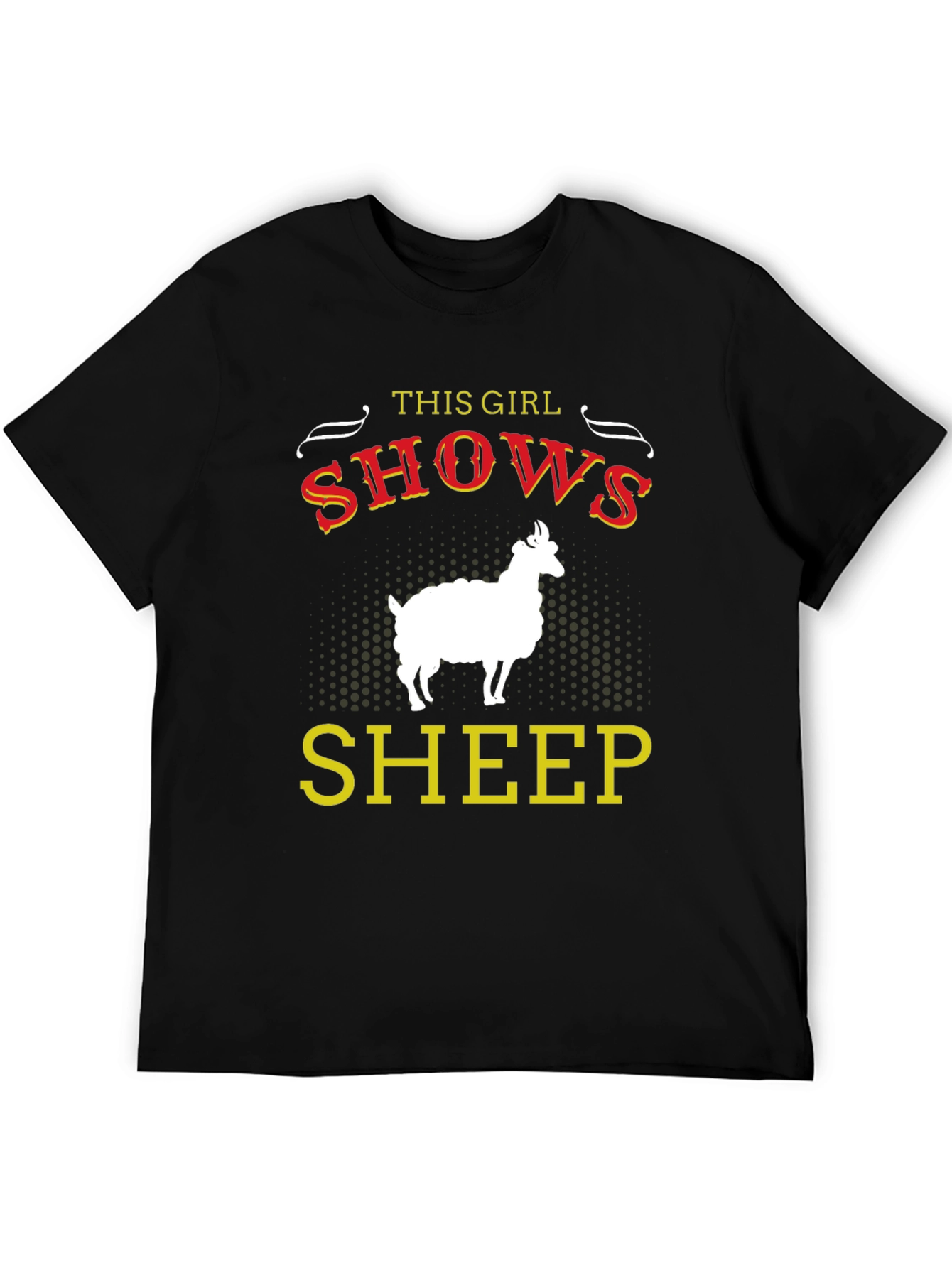 This Girl Shows Sheep Graphic T-Shirt