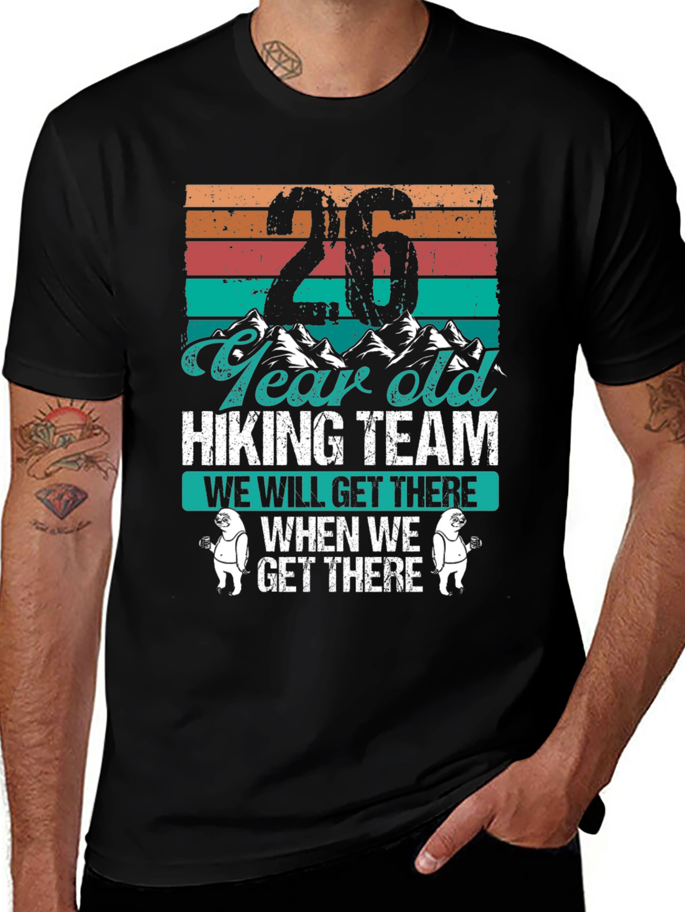 26 Year Old Hiking Team T-Shirt