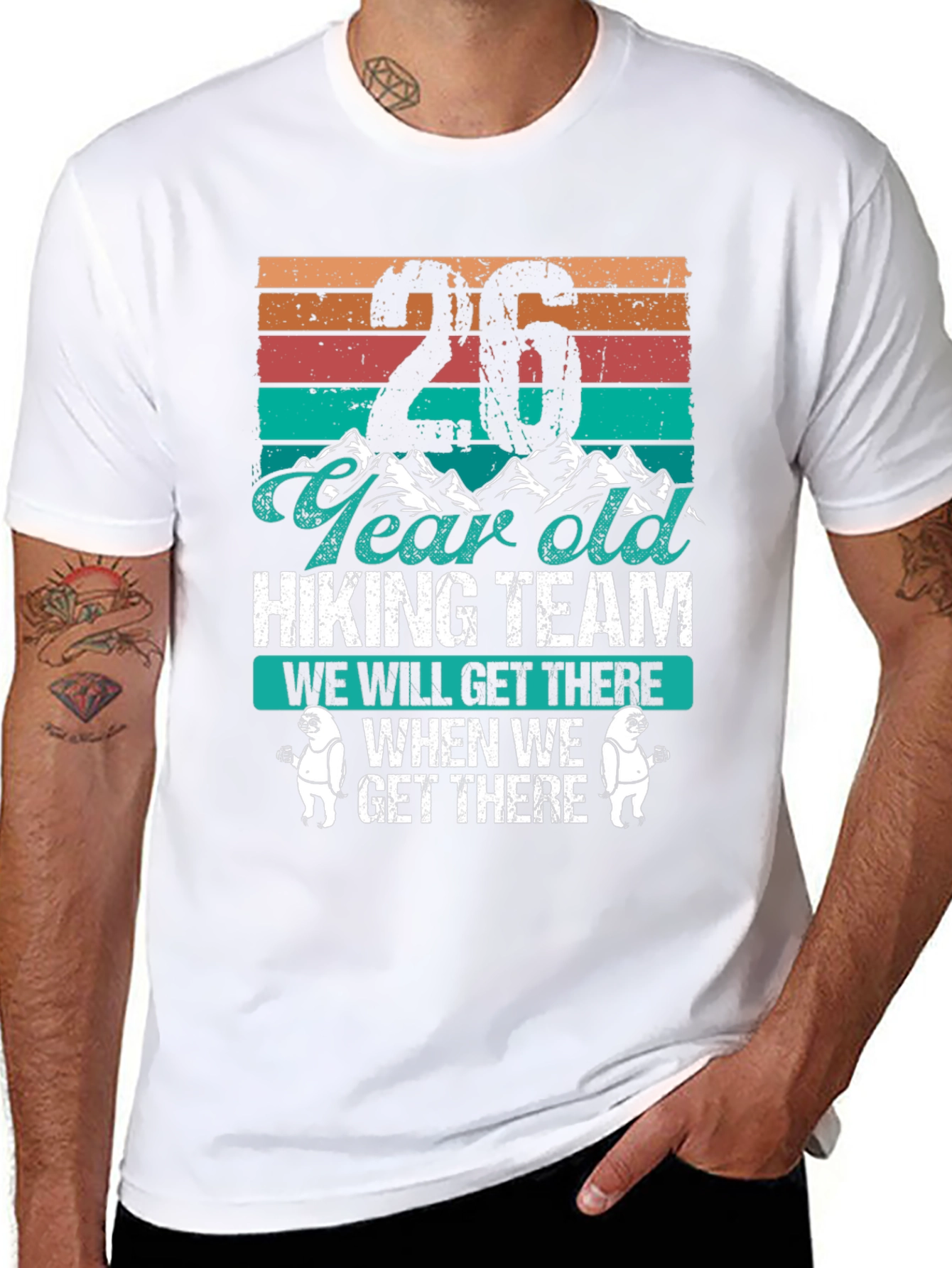 26 Year Old Hiking Team T-Shirt