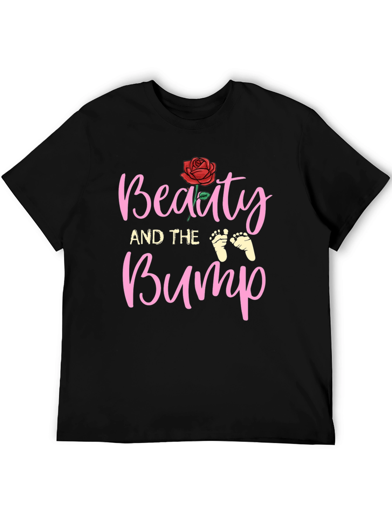 Beauty and the Bump Pregnancy T-Shirt