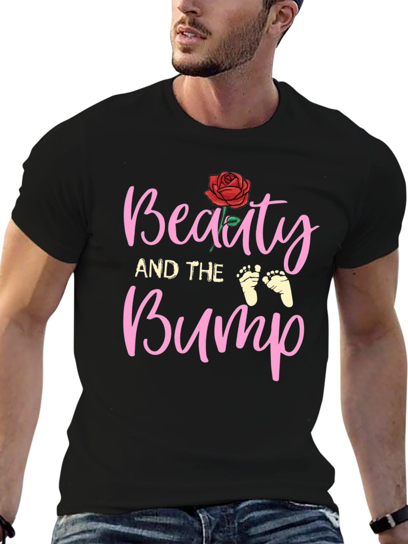 Beauty and the Bump Pregnancy T-Shirt