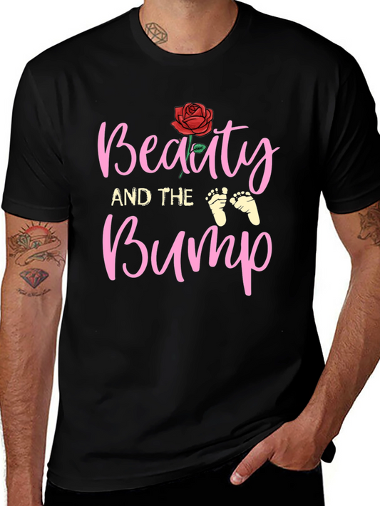 Beauty and the Bump Pregnancy T-Shirt