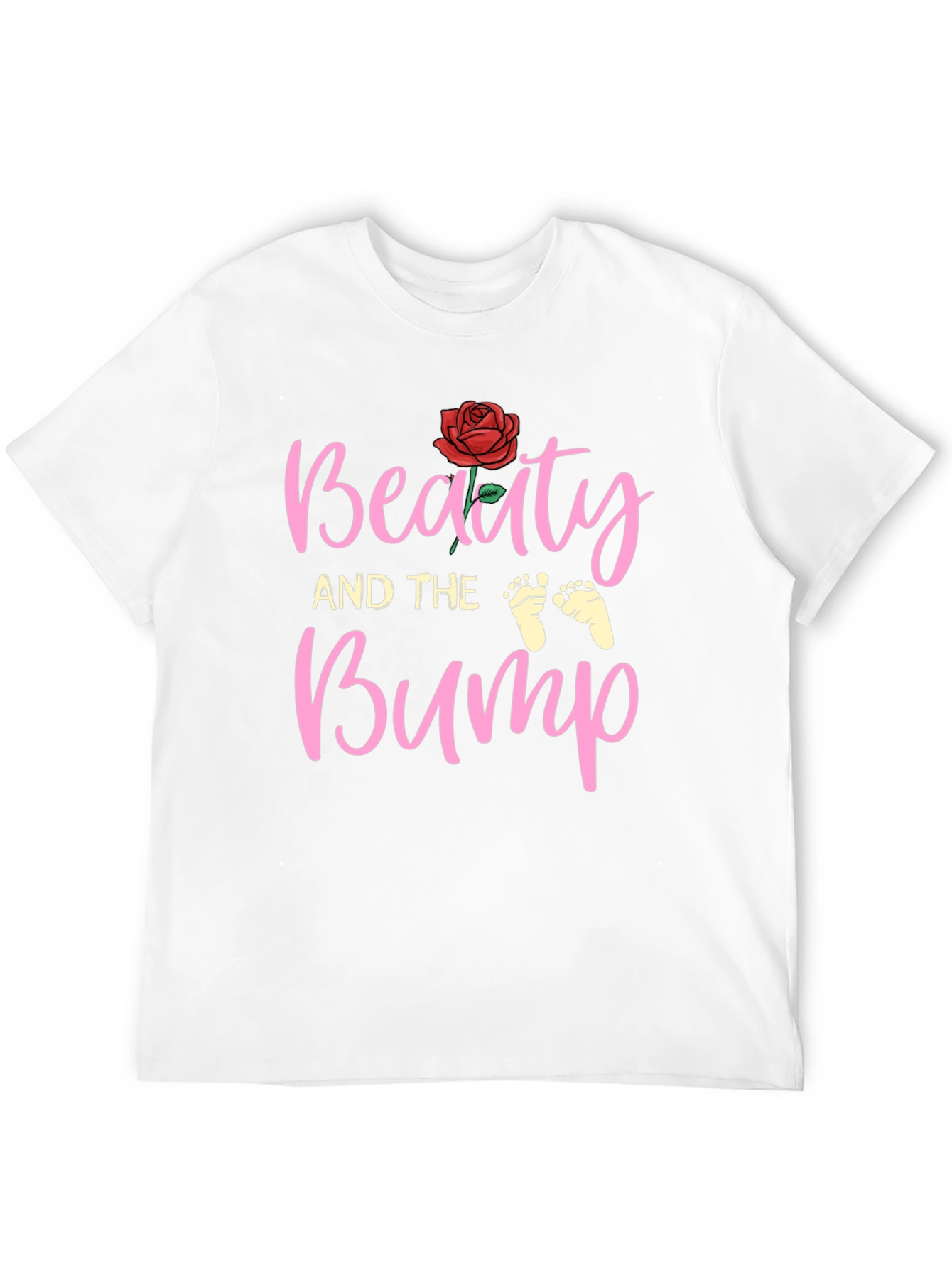 Beauty and the Bump Pregnancy T-Shirt