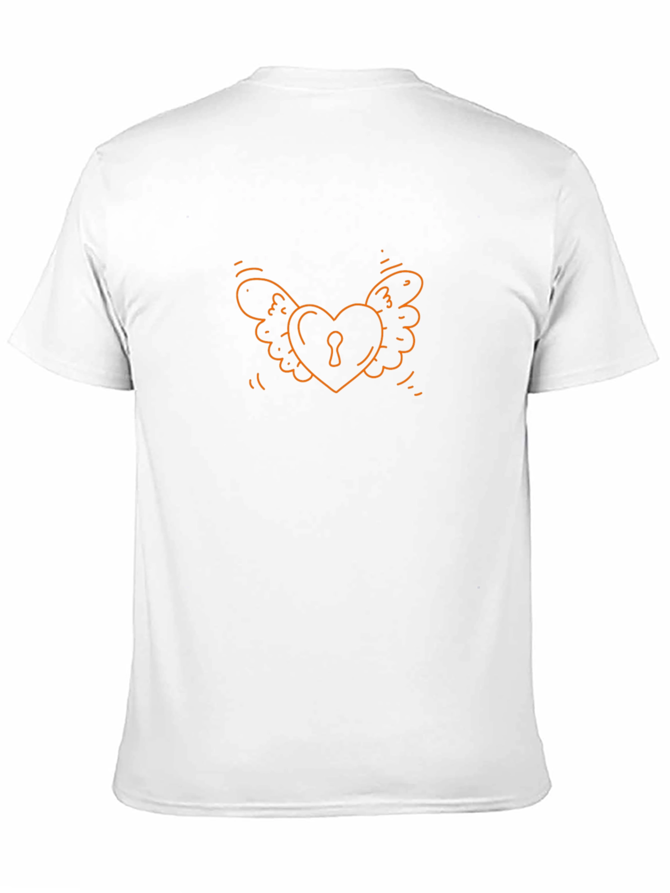 Heart Lock & Wings Graphic Tee