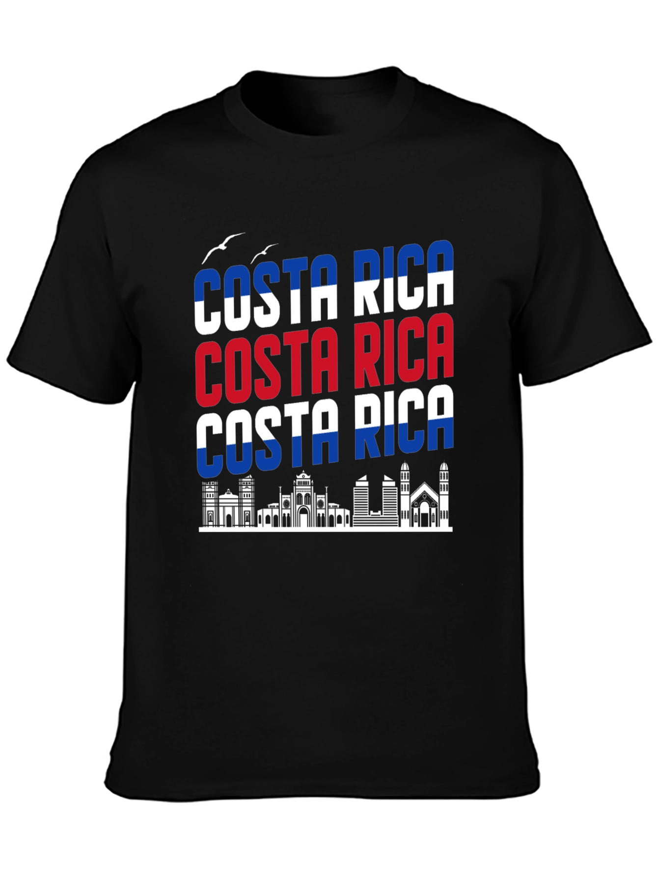 Costa Rica Skyline Graphic Tee