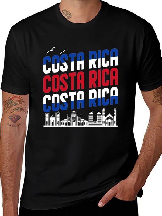 Costa Rica Skyline Graphic Tee