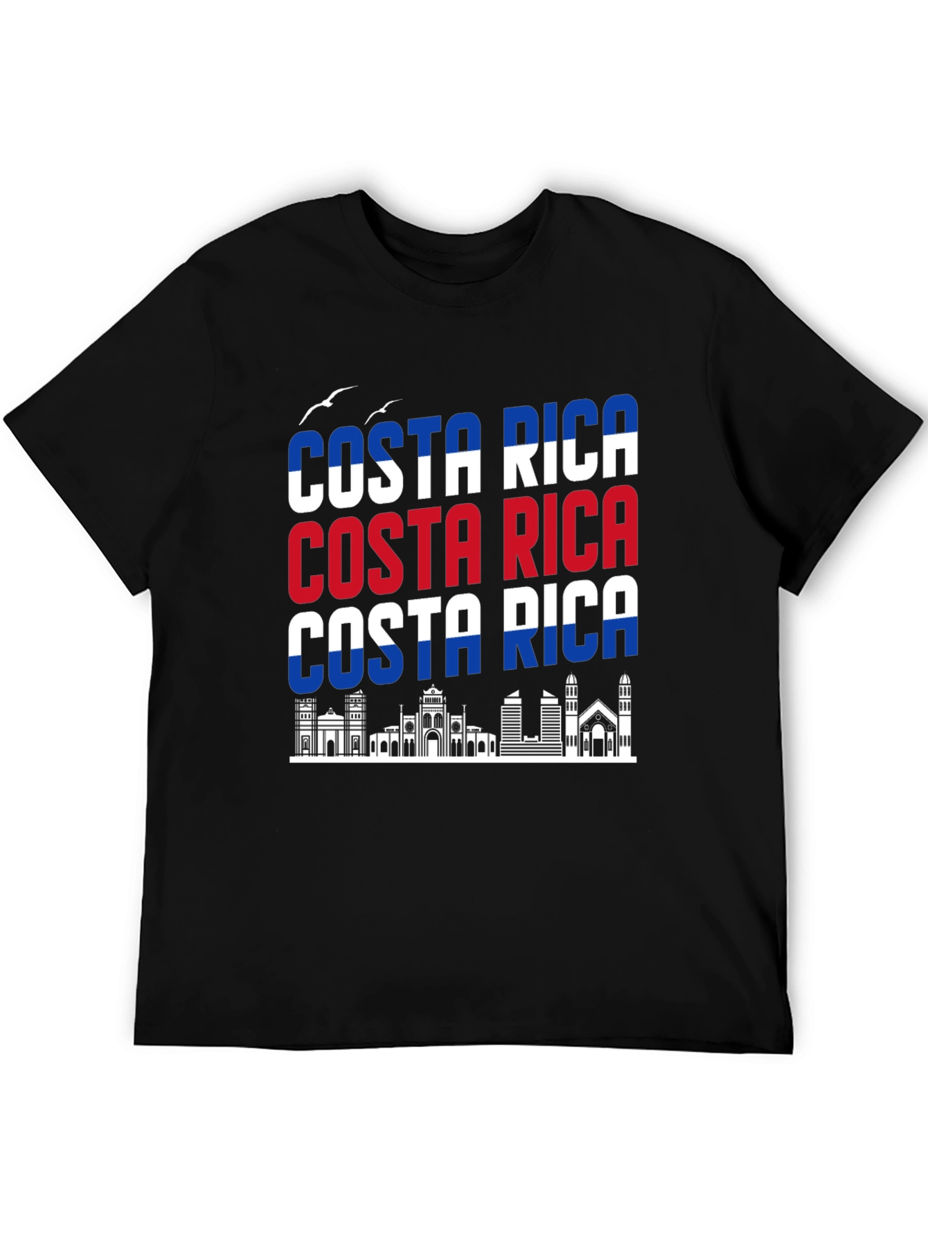 Costa Rica Skyline Graphic Tee