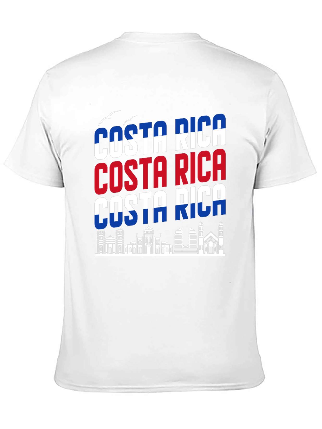 Costa Rica Skyline Graphic Tee