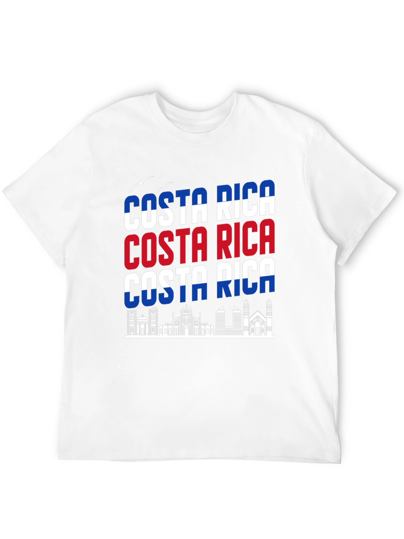 Costa Rica Skyline Graphic Tee