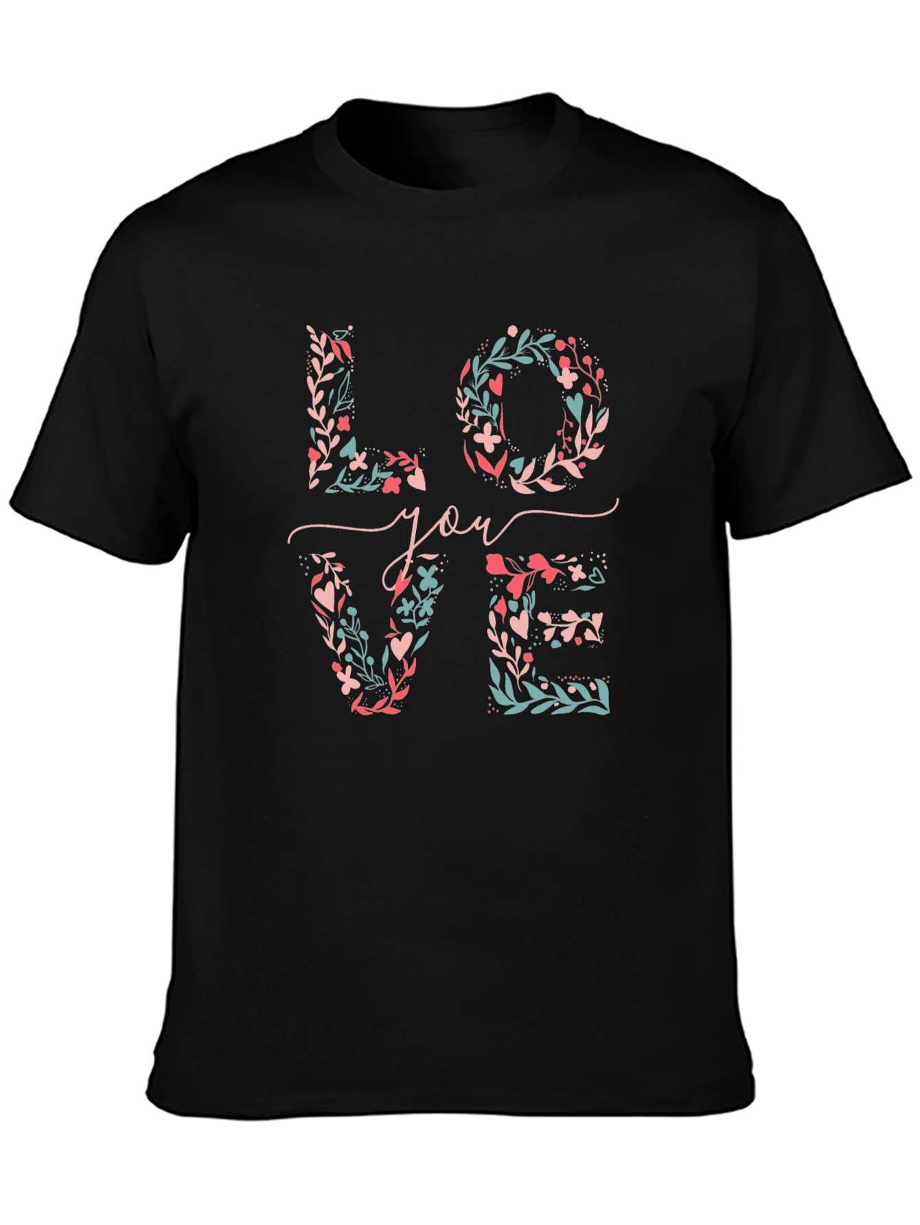 Floral LOVE You T-Shirt - Stylish & Unique