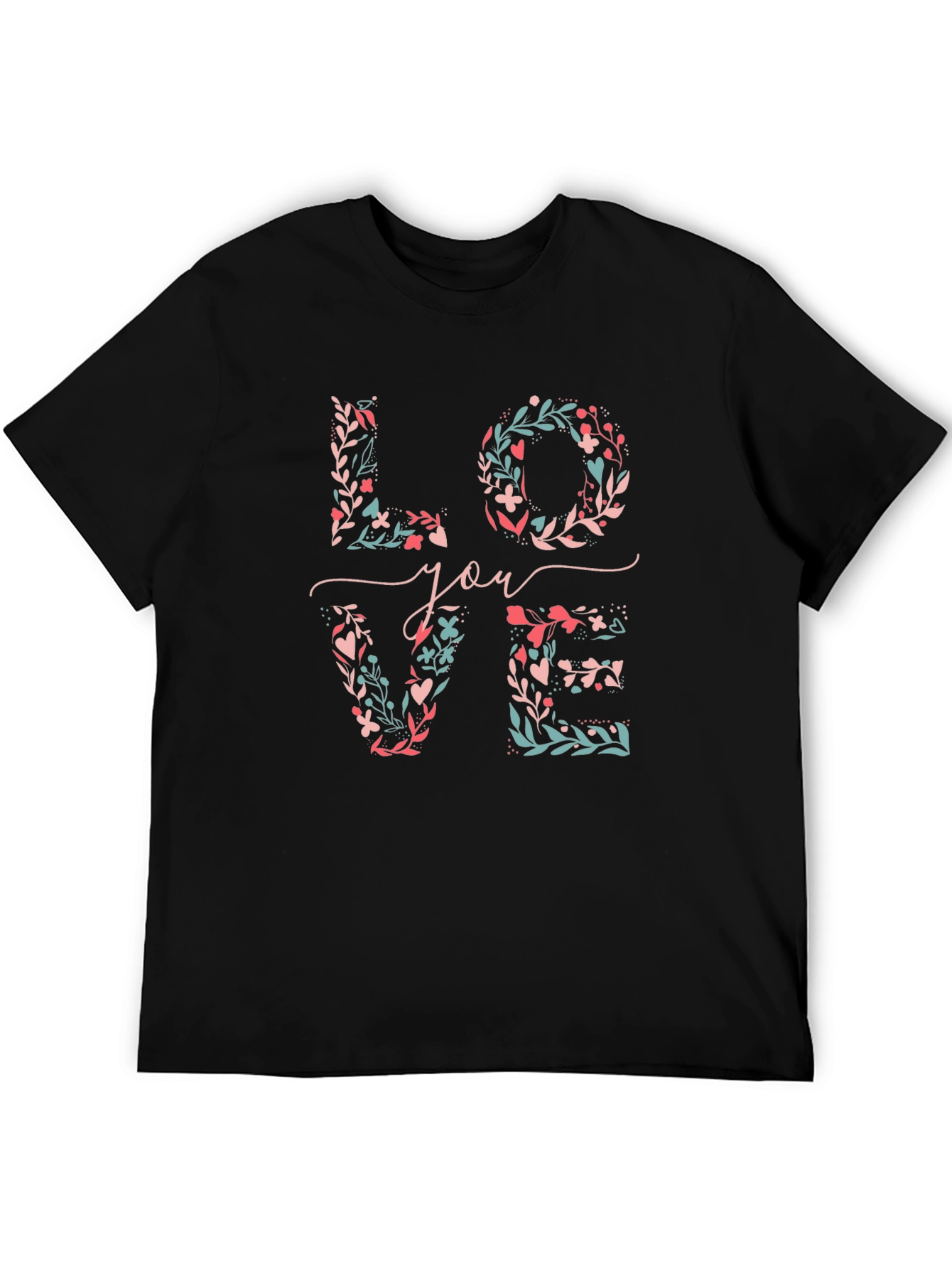 Floral LOVE You T-Shirt - Stylish & Unique