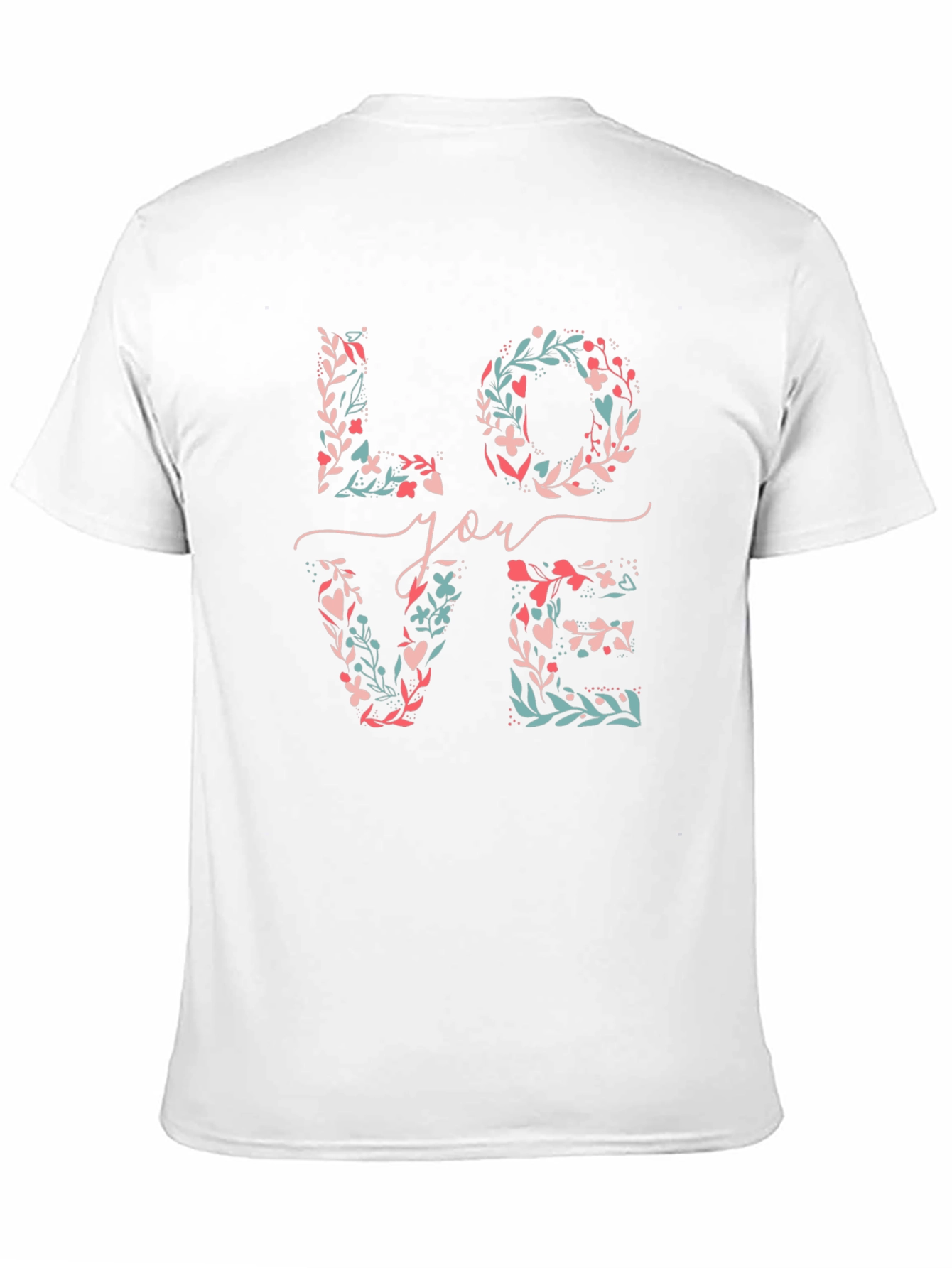 Floral LOVE You T-Shirt - Stylish & Unique