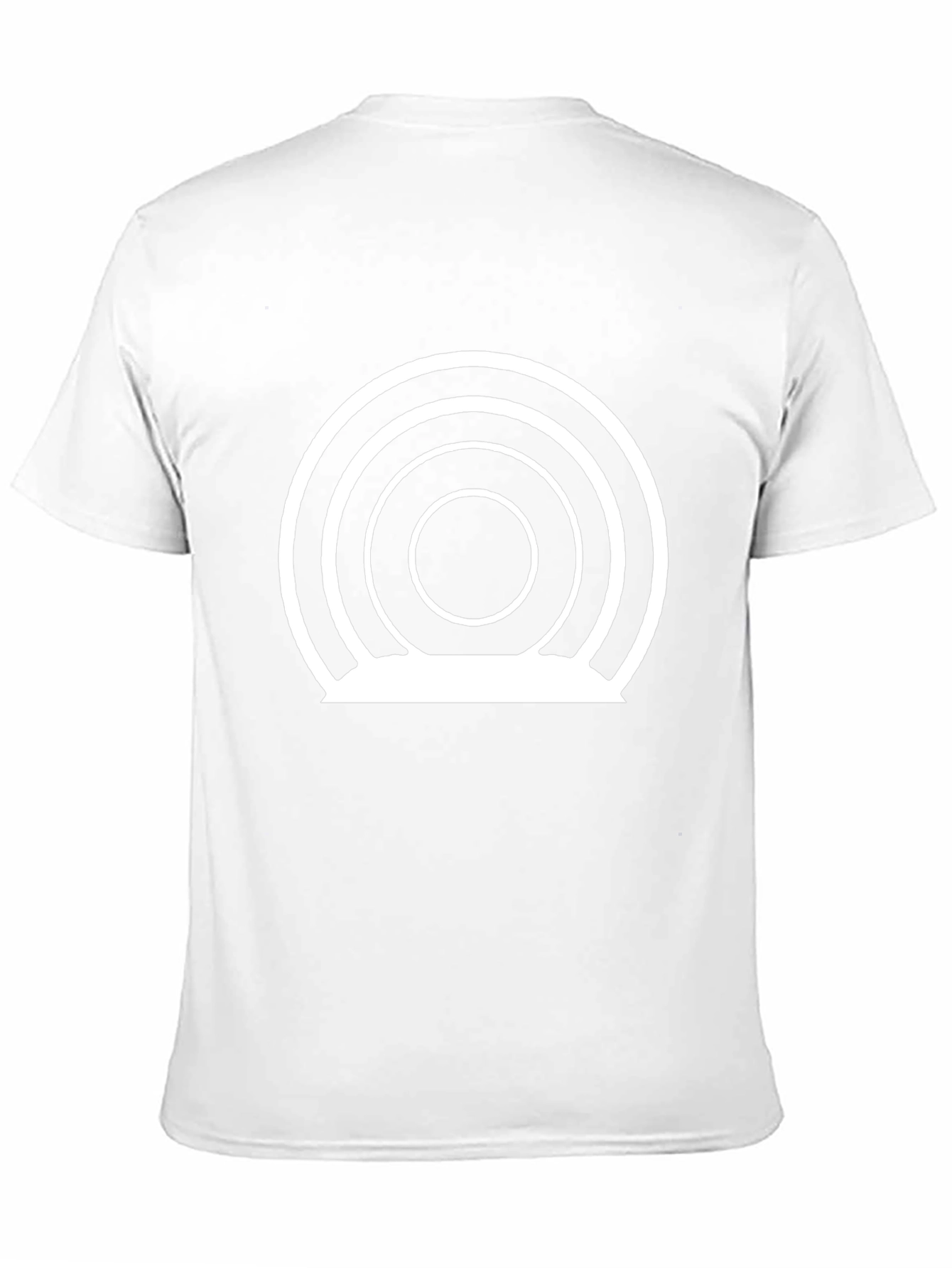 Abstract Target Graphic T-Shirt - Black