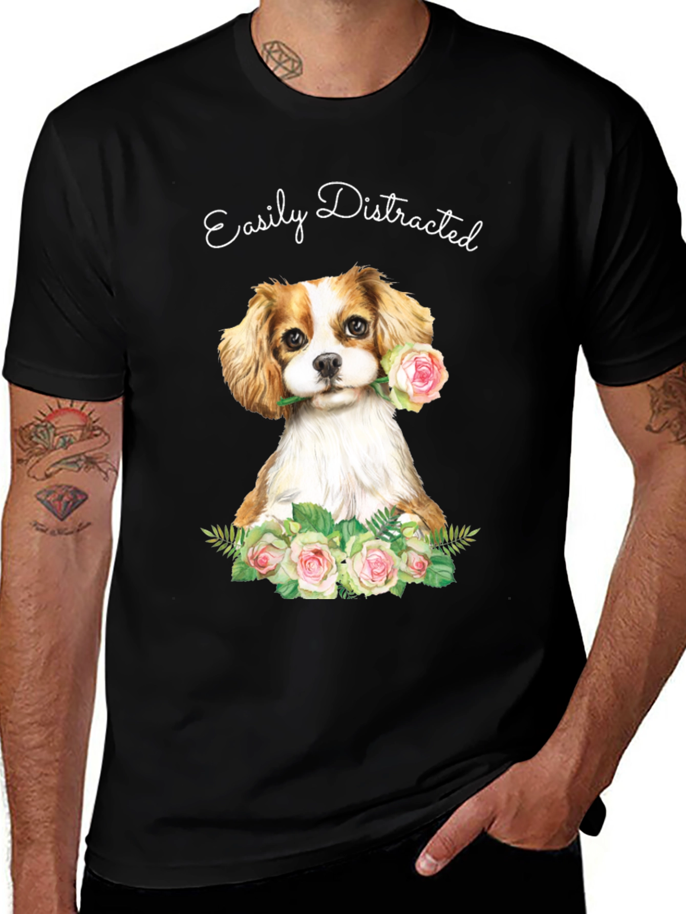 Easily Distracted Dog T-Shirt