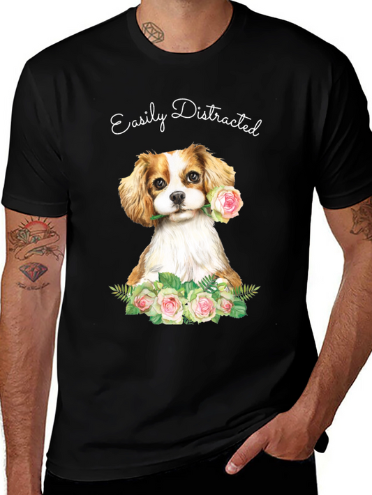 Easily Distracted Dog T-Shirt