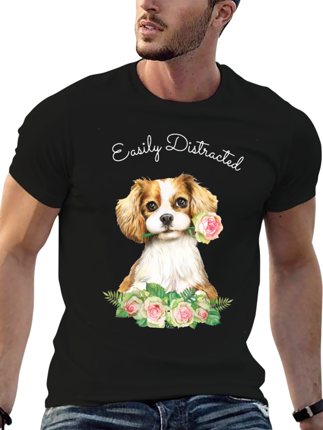 Easily Distracted Dog T-Shirt