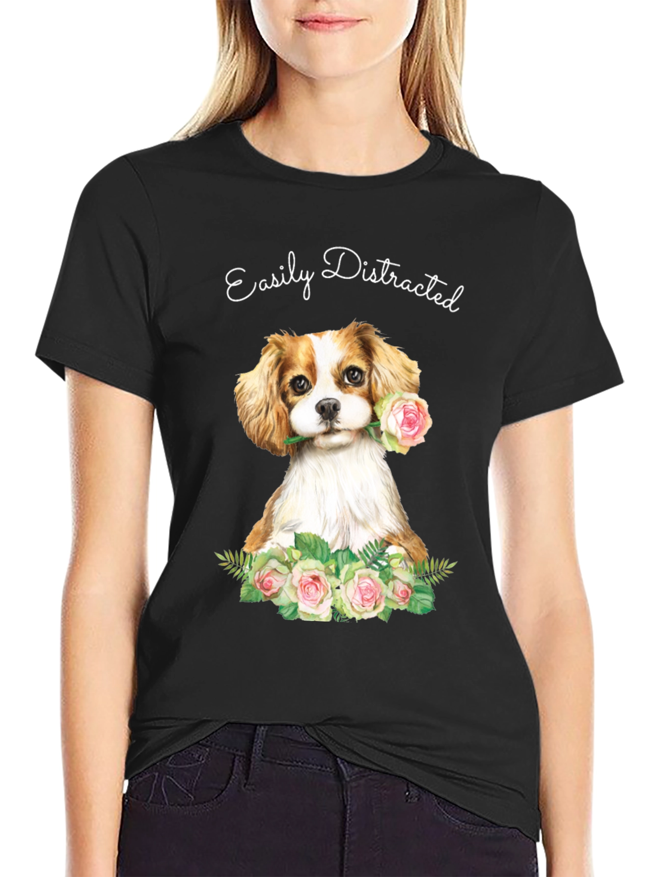 Easily Distracted Dog T-Shirt