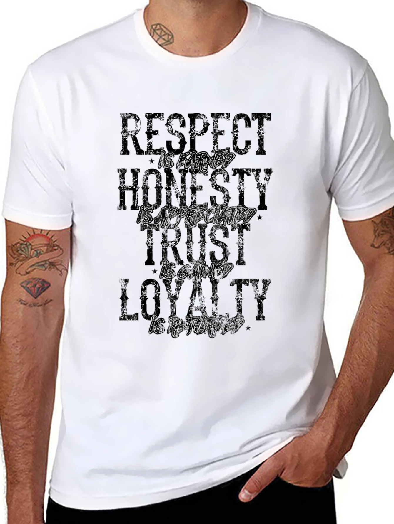 Respect Honesty Trust Loyalty Graphic Tee