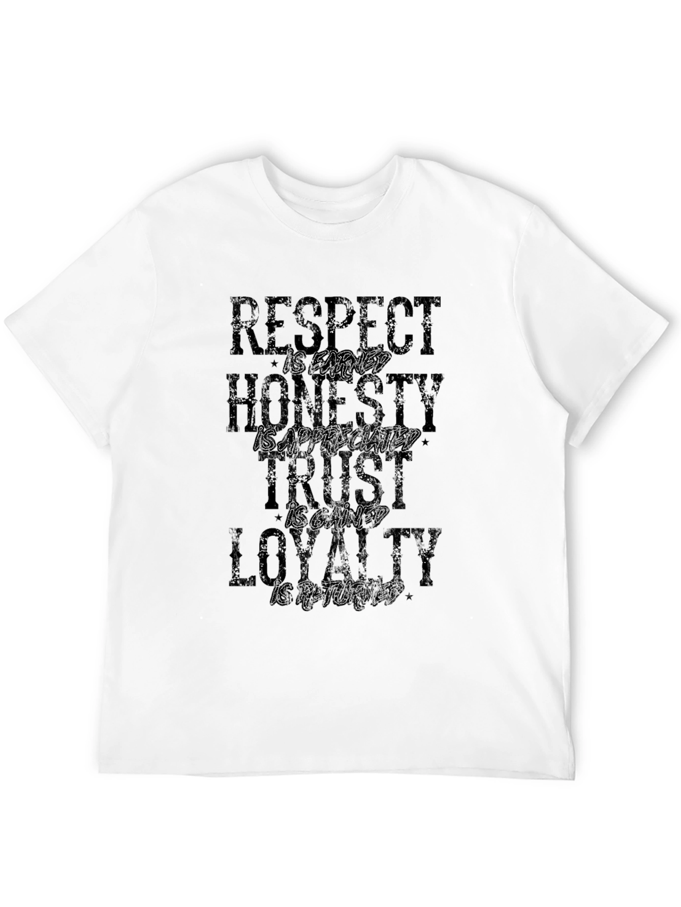 Respect Honesty Trust Loyalty Graphic Tee