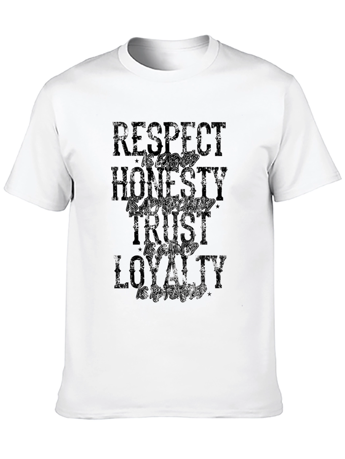 Respect Honesty Trust Loyalty Graphic Tee